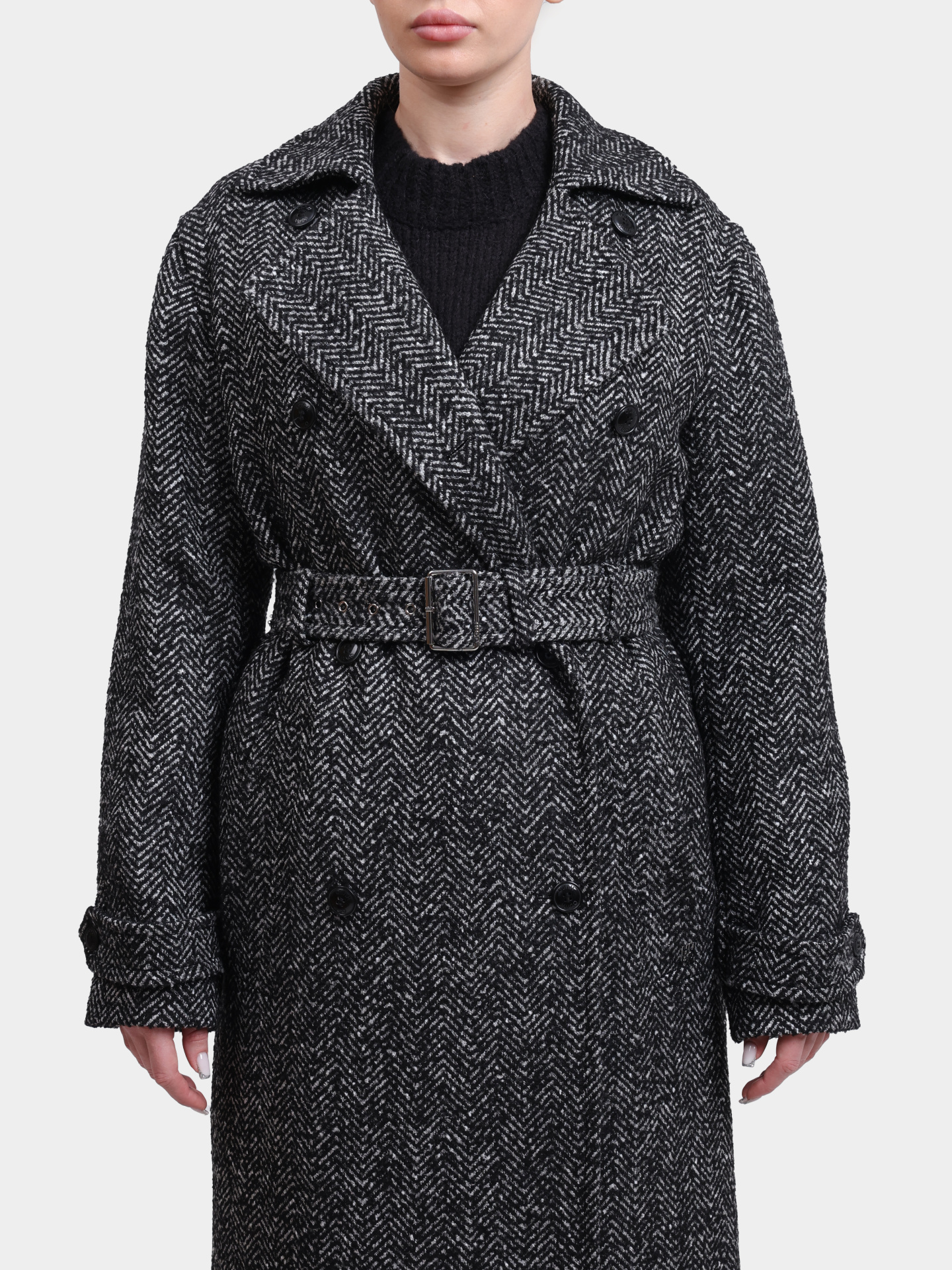 Пальто Martinu 10273899 01 50547835 962 серое женское — купить в интернет-магазине Verdistore