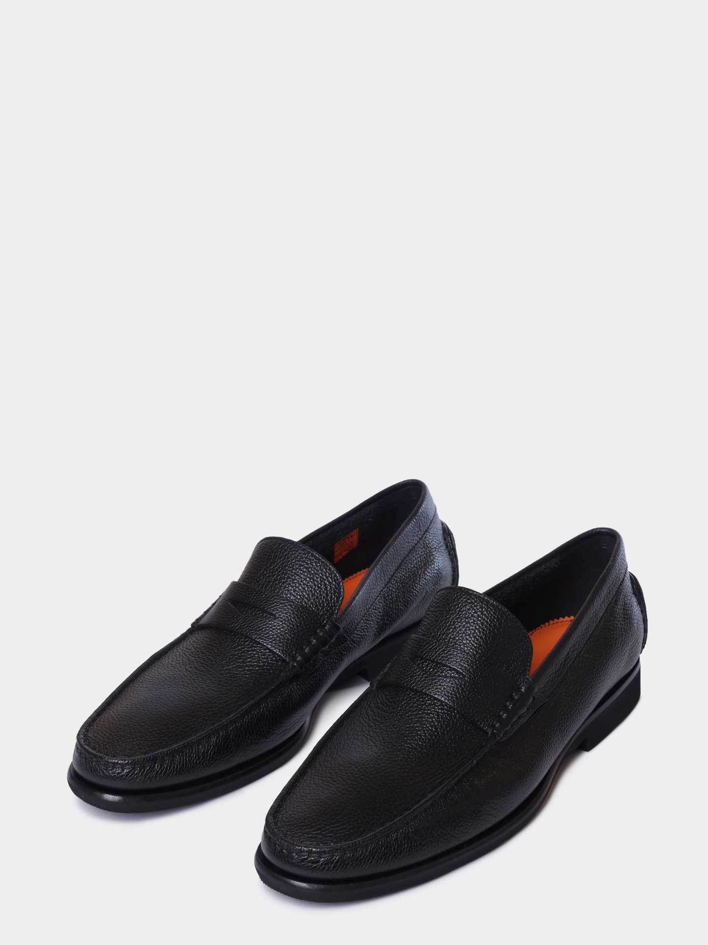 Лоферы Santoni MCPG02681LI1SSDSN01 кожаные мужские — купить в интернет-магазине Verdistore