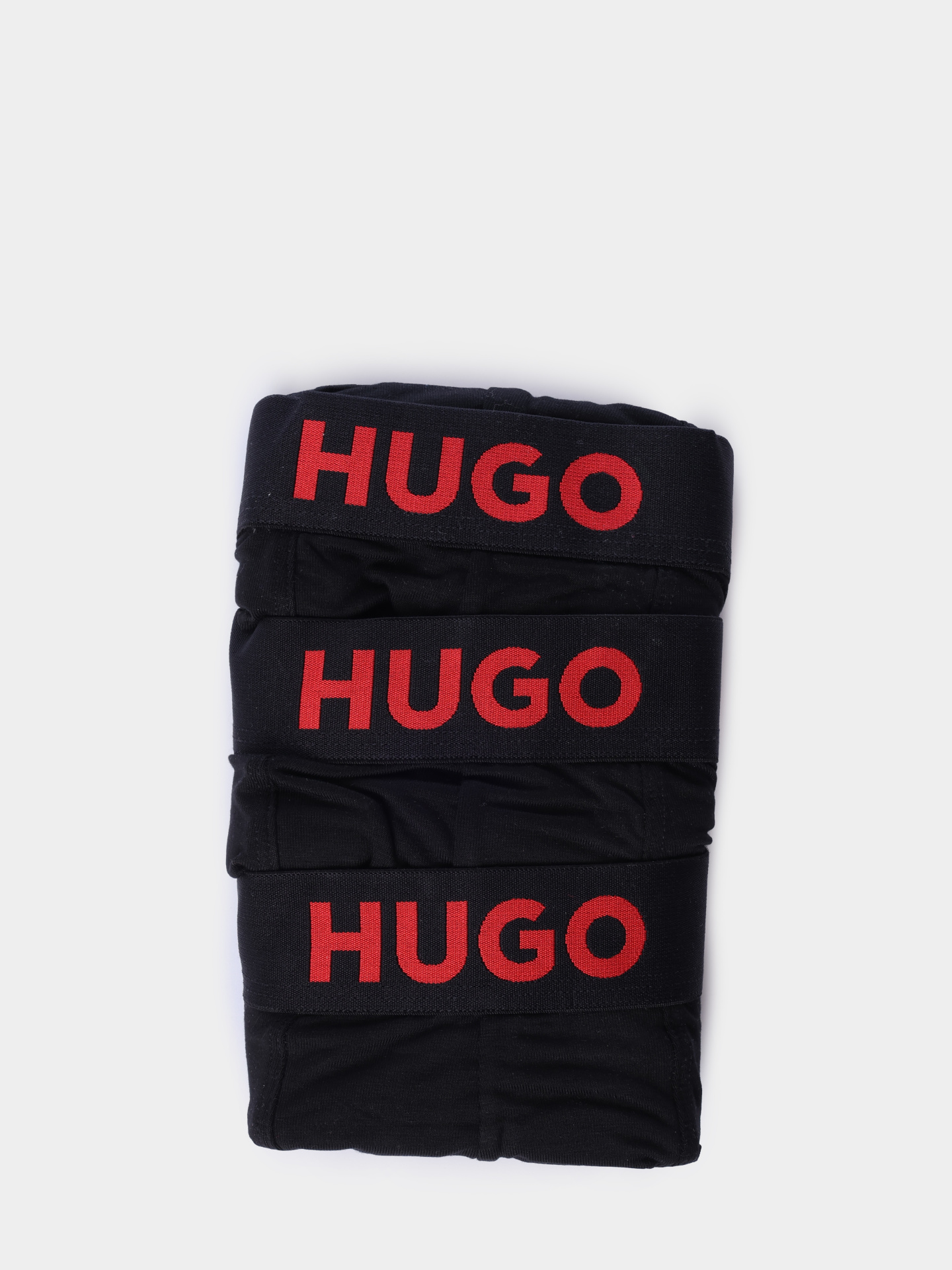 Трусы комплект из трех пар Hugo 10251602 01 50496723 001 с красным логотипом на поясе — купить в интернет-магазине Verdistore