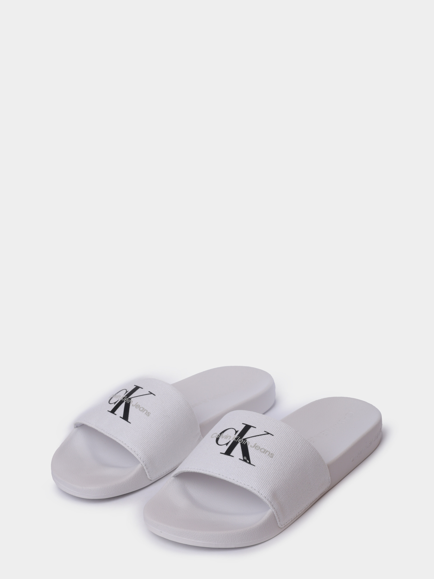 Шлепанцы Calvin Klein YW0YW01835 01W белые женские — купить в интернет-магазине Verdistore