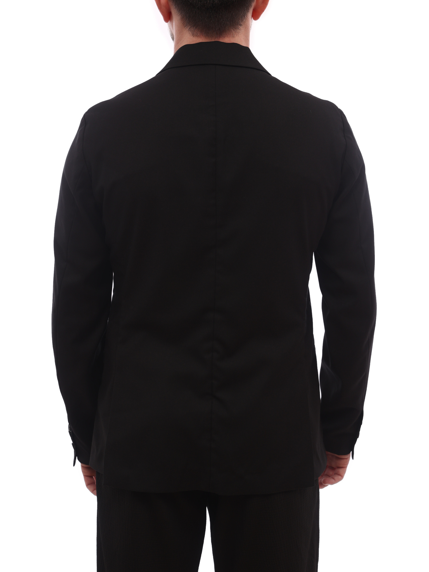 Пиджак Armani Exchange 8NZGP1 ZNPMZ 2240 черный мужской с нашивкой на рукаве — купить в интернет-магазине Verdistore