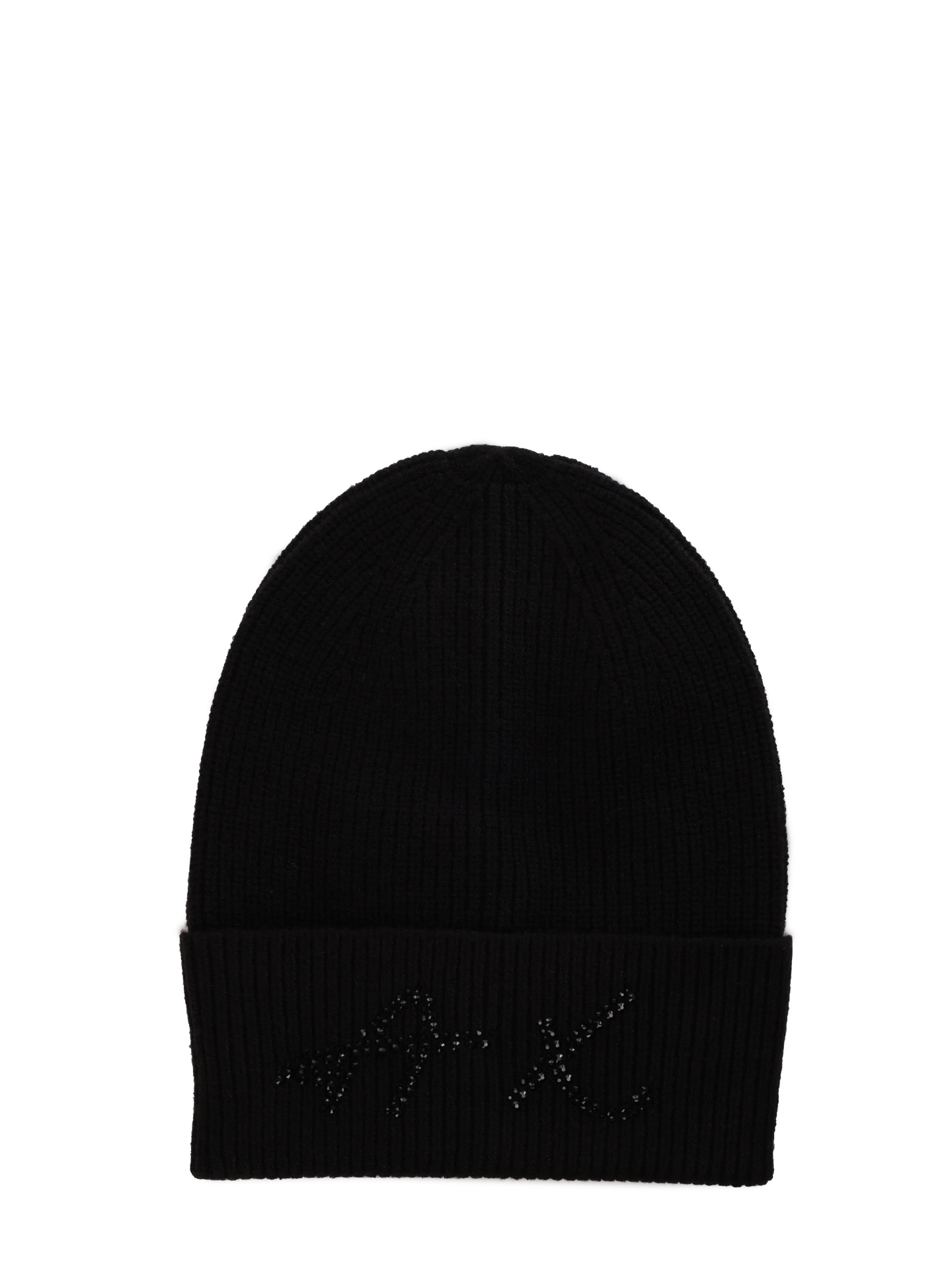 Шапка Armani Exchange 944662 4F304 00020 черная женская вязаная — купить в интернет-магазине Verdistore