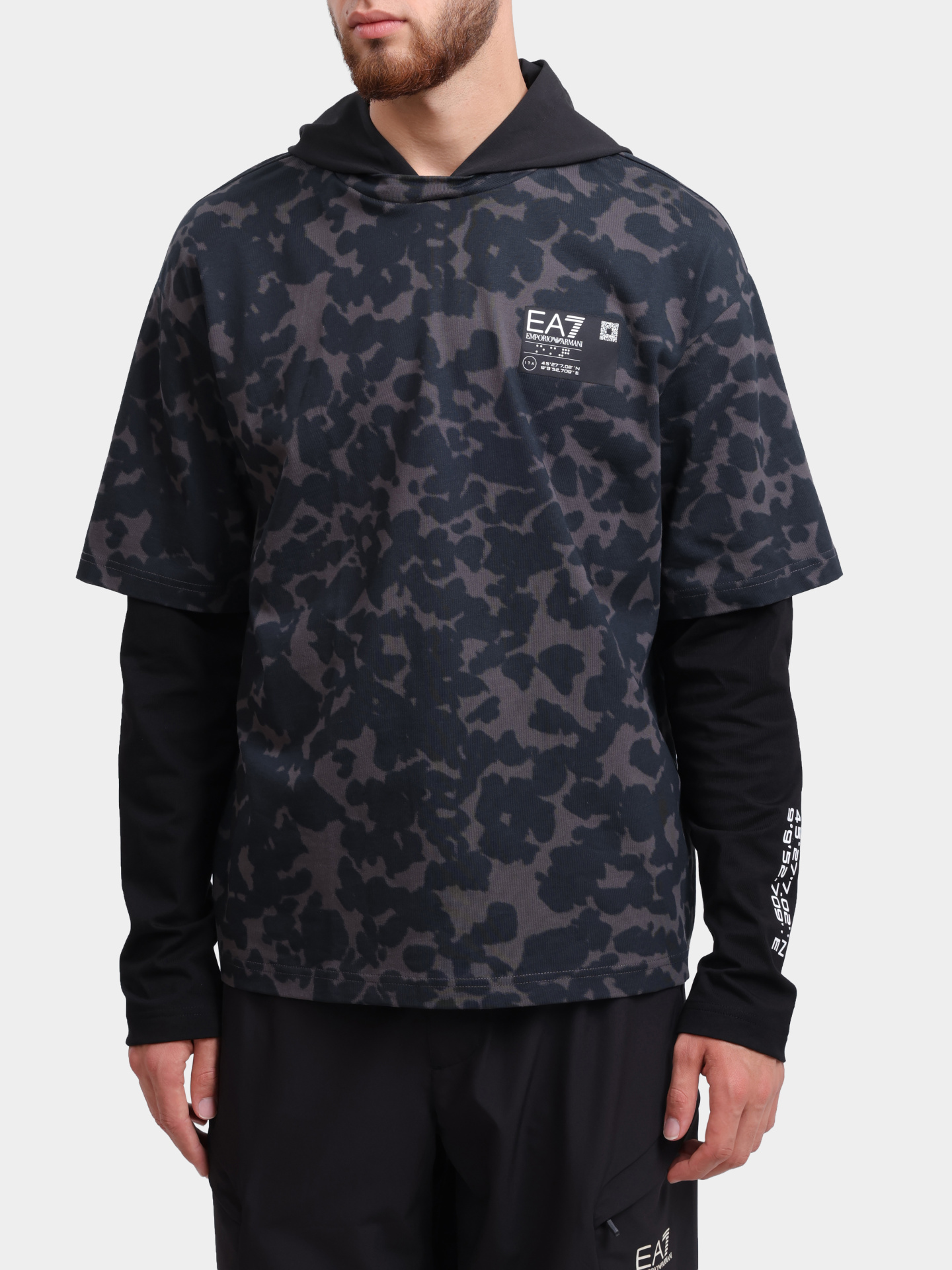 Толстовка EA7 7M000245 AF12874 F8033 хлопковая мужская — купить в интернет-магазине Verdistore