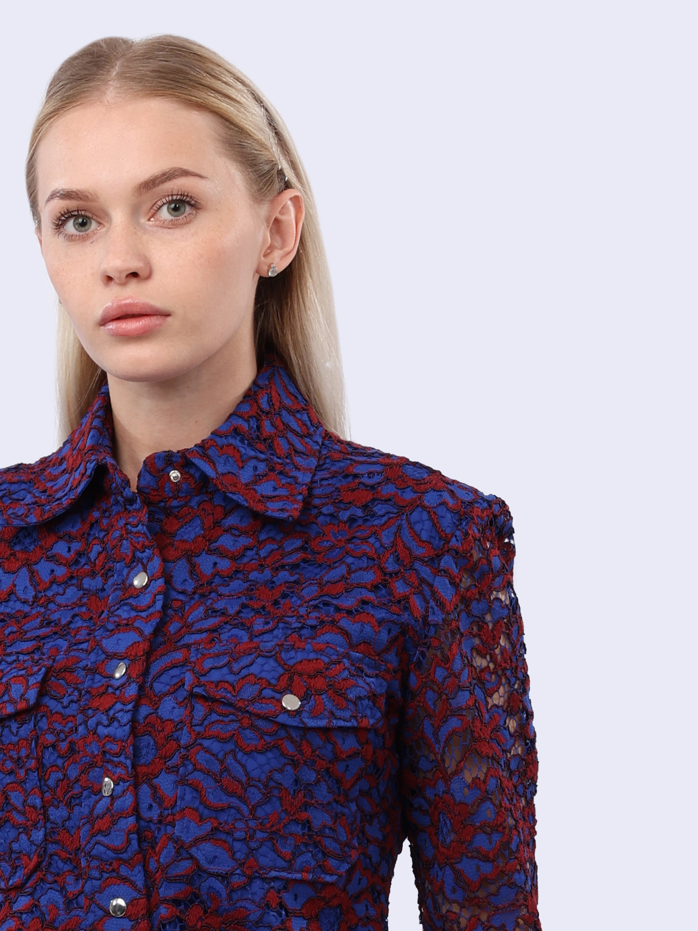 Блузка Calvin Klein K20K200519 кружевная женская — купить в интернет-магазине Verdistore