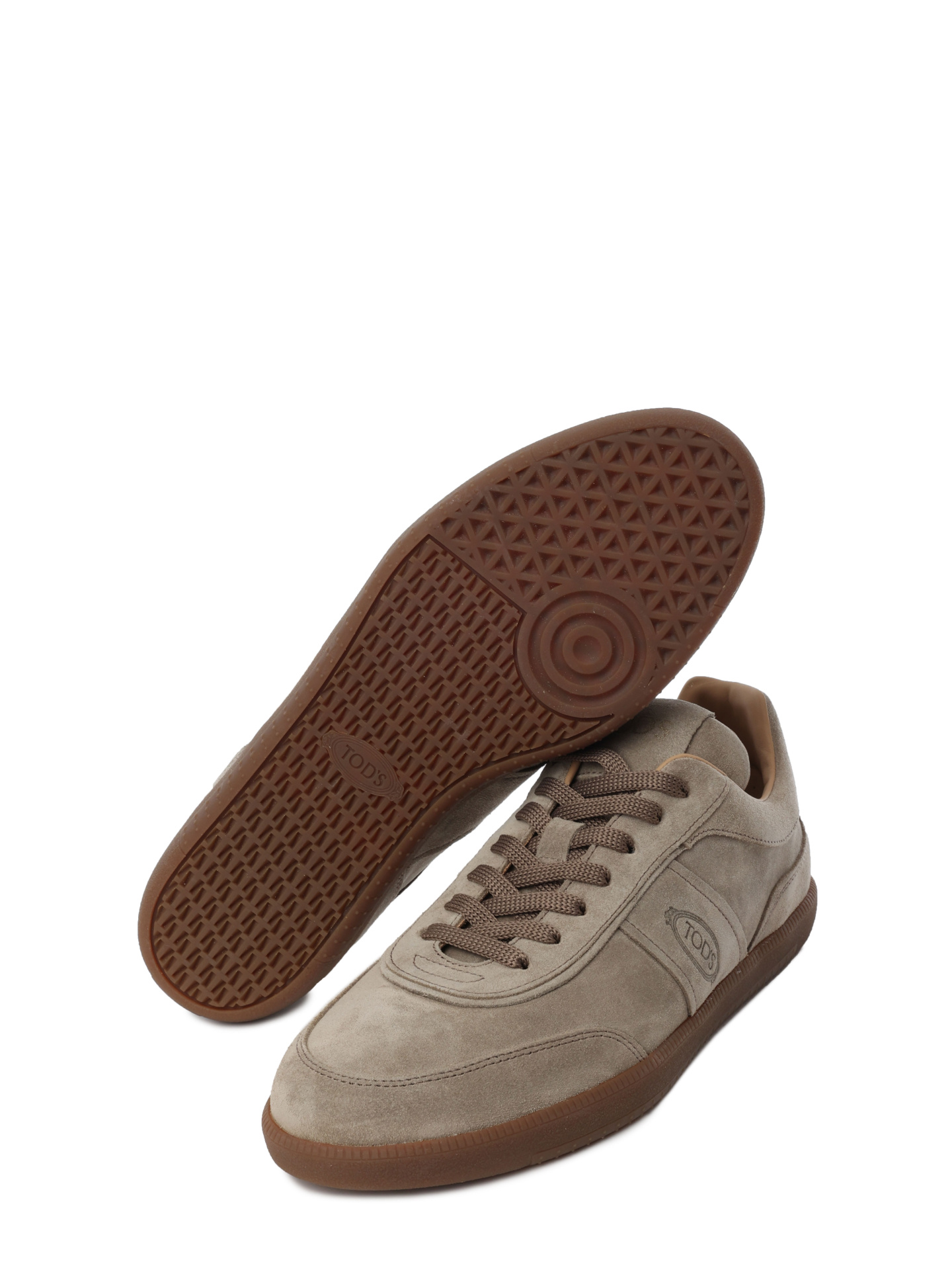 Кеды оливковые замшевые на коричневой подошве — купить в интернет-магазине Verdistore