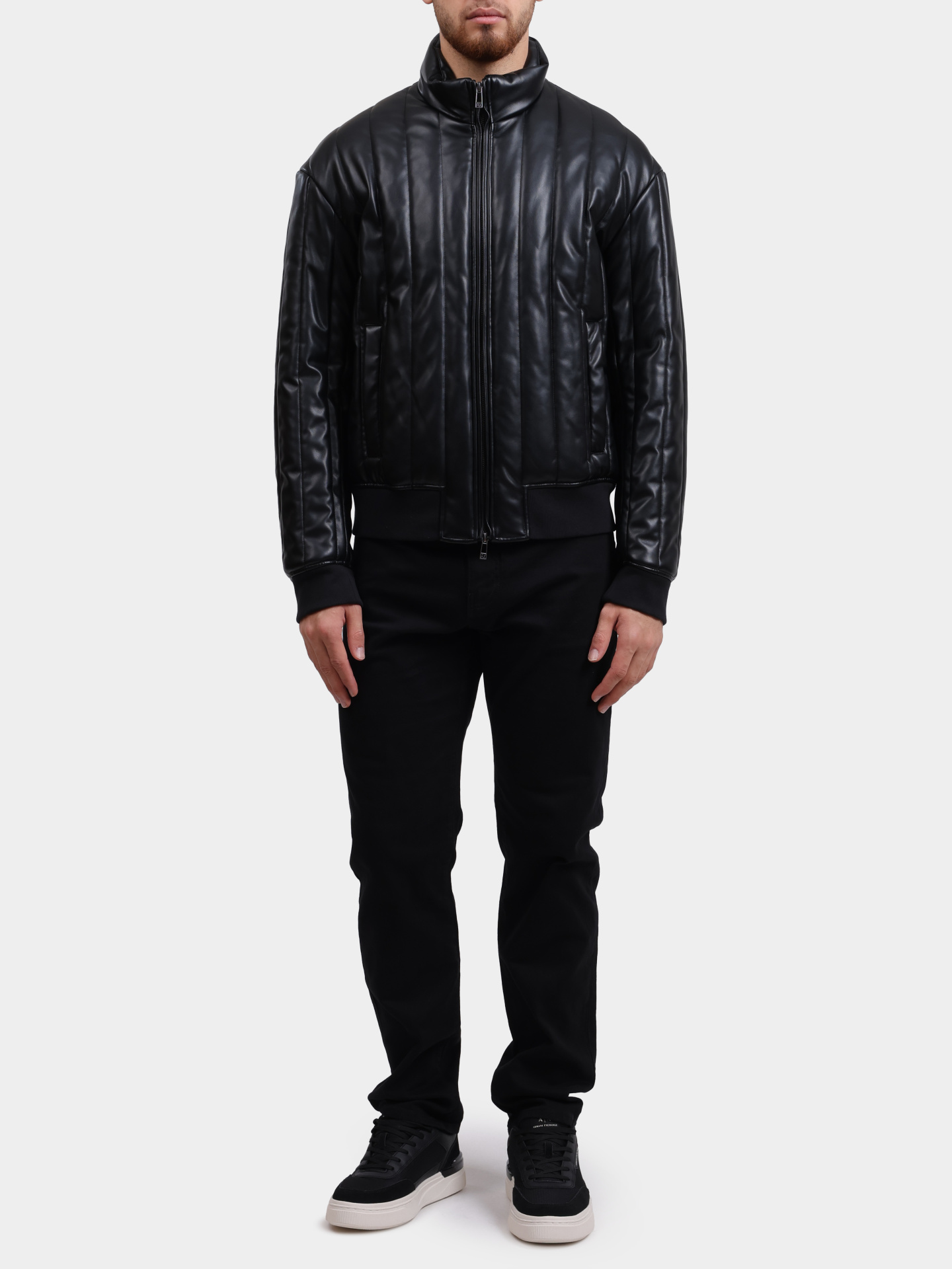 Куртка Armani Exchange XM001124 AF16647 UC001 черная мужская — купить в интернет-магазине Verdistore