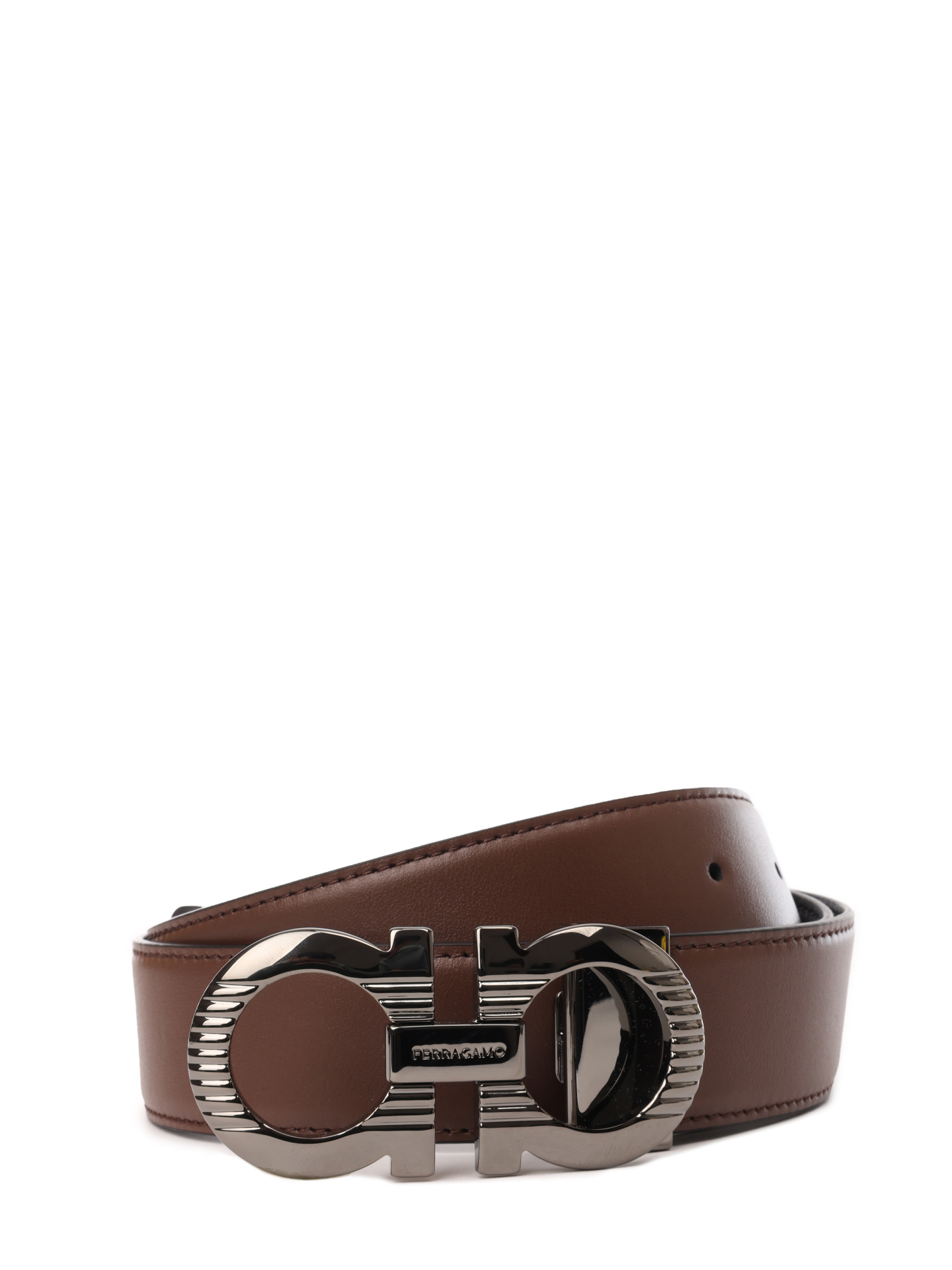 Ремень 670308770928 с крупным металлическим логотипом — купить в интернет-магазине Verdistore