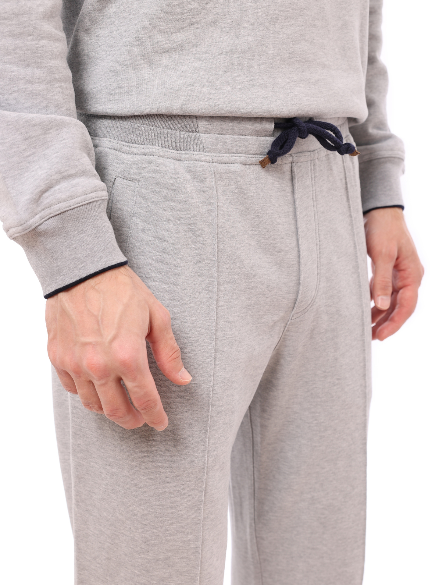 Брюки Brunello Cucinelli MTU143142G CT883 хлопковые мужские со стрелками — купить в интернет-магазине Verdistore