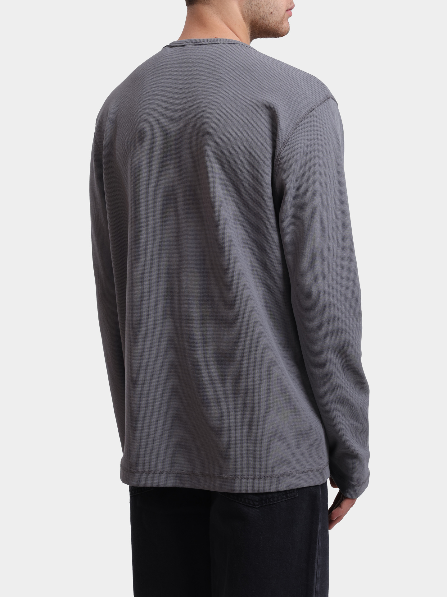 Лонгслив Boss 50520725 029 серый мужской — купить в интернет-магазине Verdistore