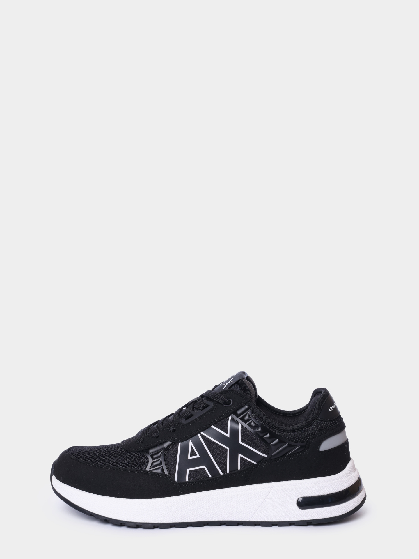 Кроссовки Armani Exchange XUX090 XV276 00002 черные мужские из текстиля — купить в интернет-магазине Verdistore