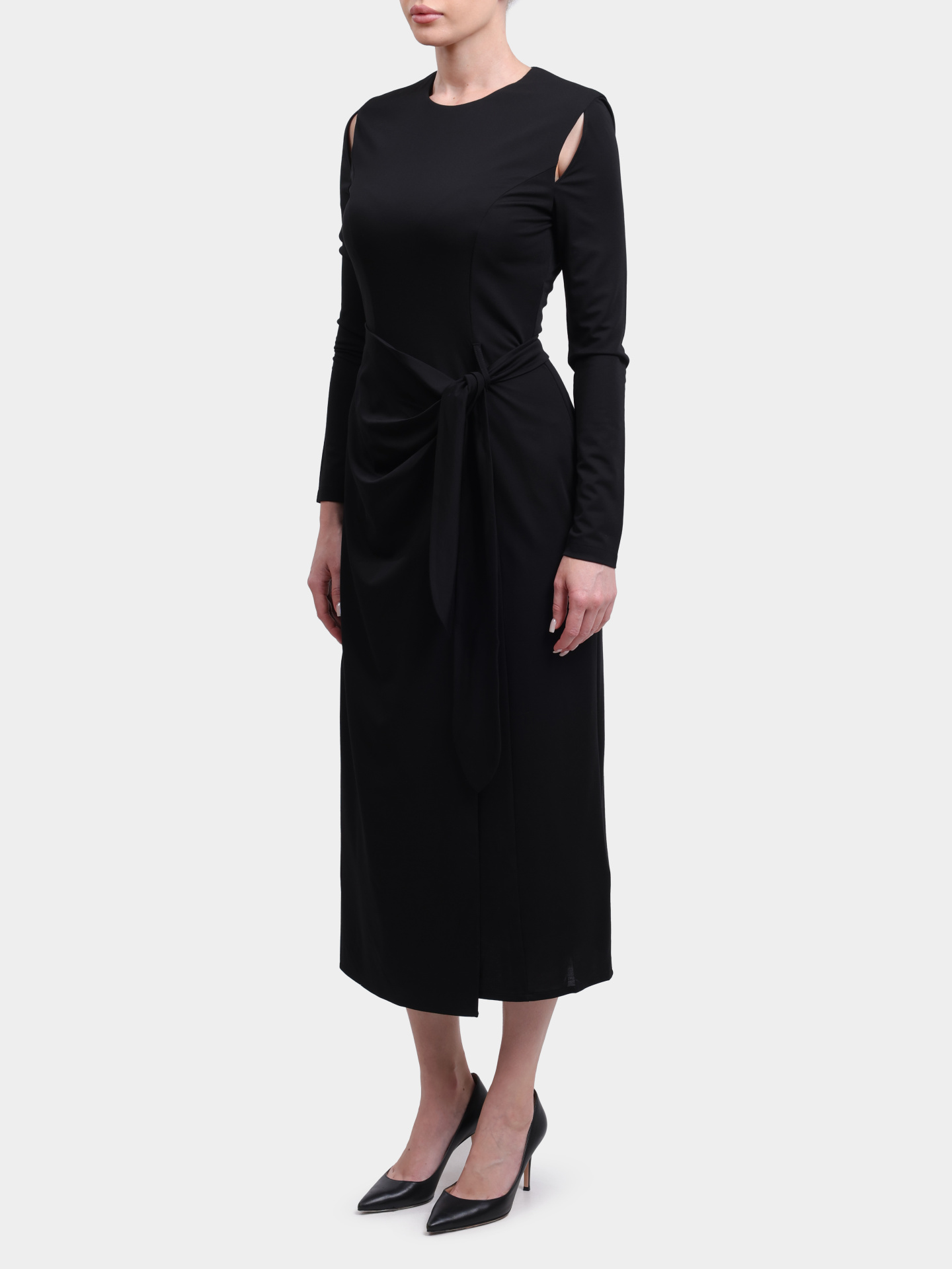 Платье ARAGONA 001 черное женское — купить в интернет-магазине Verdistore