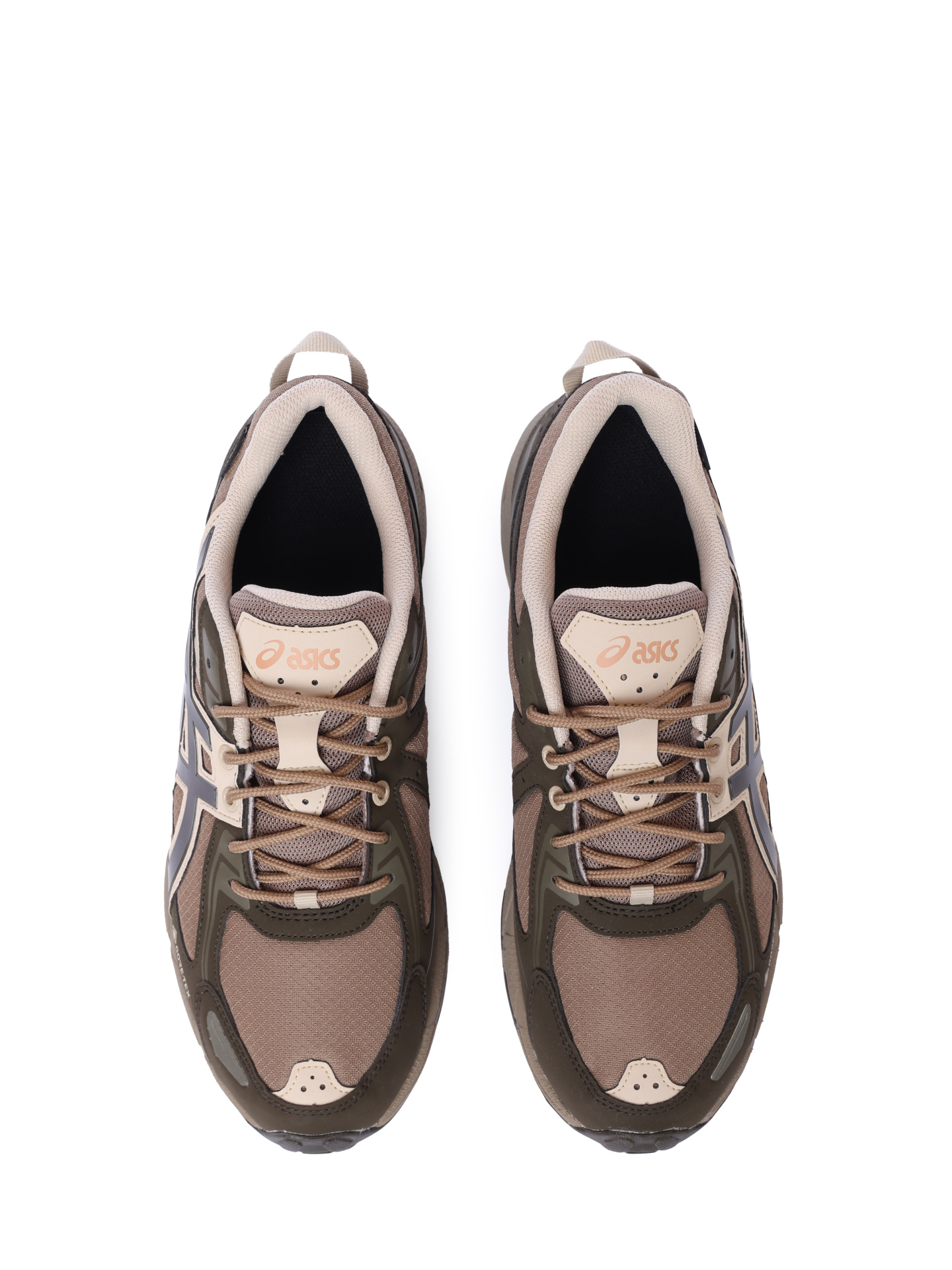 Кроссовки Asics 1203A560 200 коричневые мужские с контрастными вставками — купить в интернет-магазине Verdistore