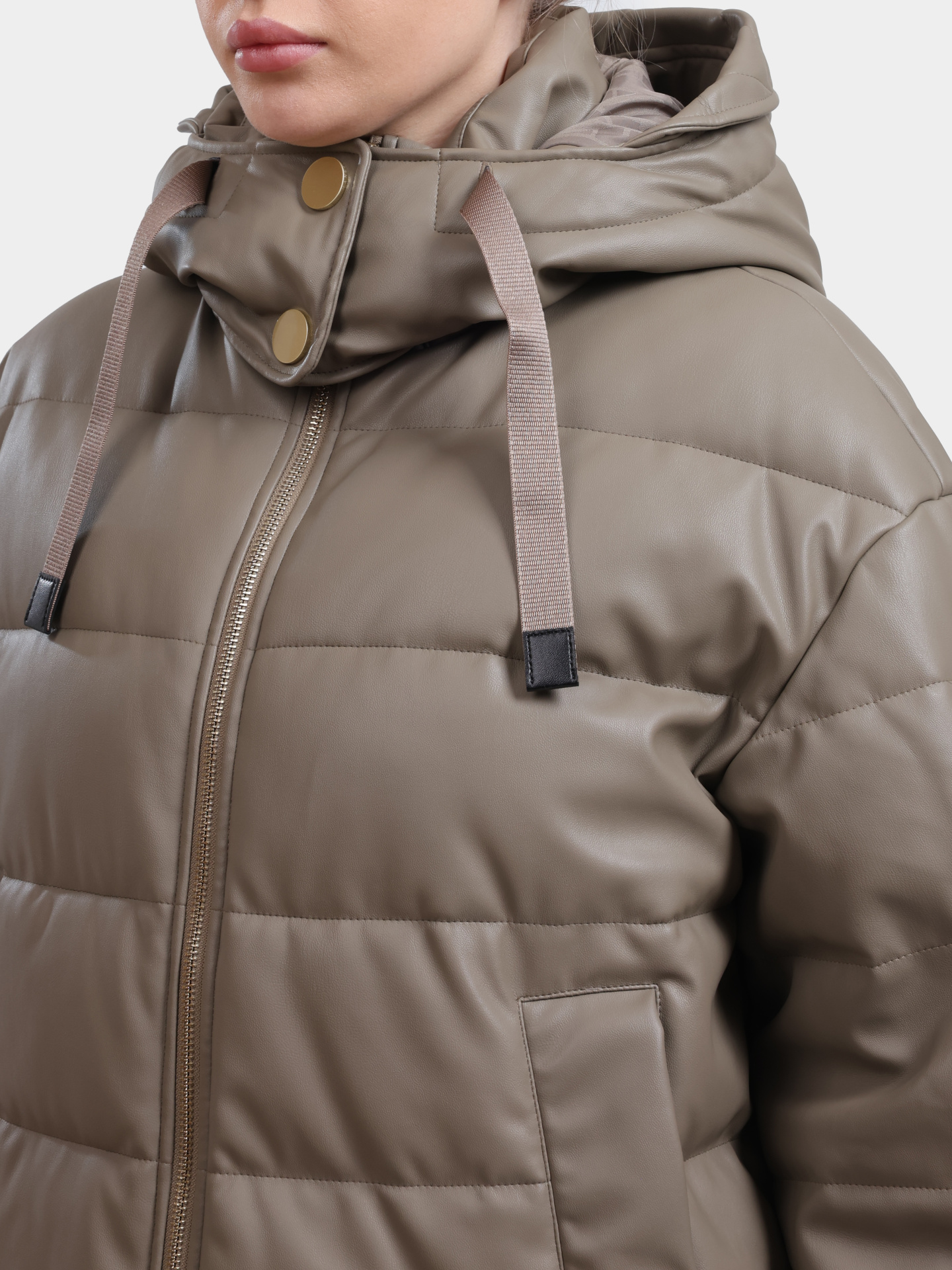 Куртка Armani Exchange XW000673 AF16106 U6242 бежевая женская — купить в интернет-магазине Verdistore