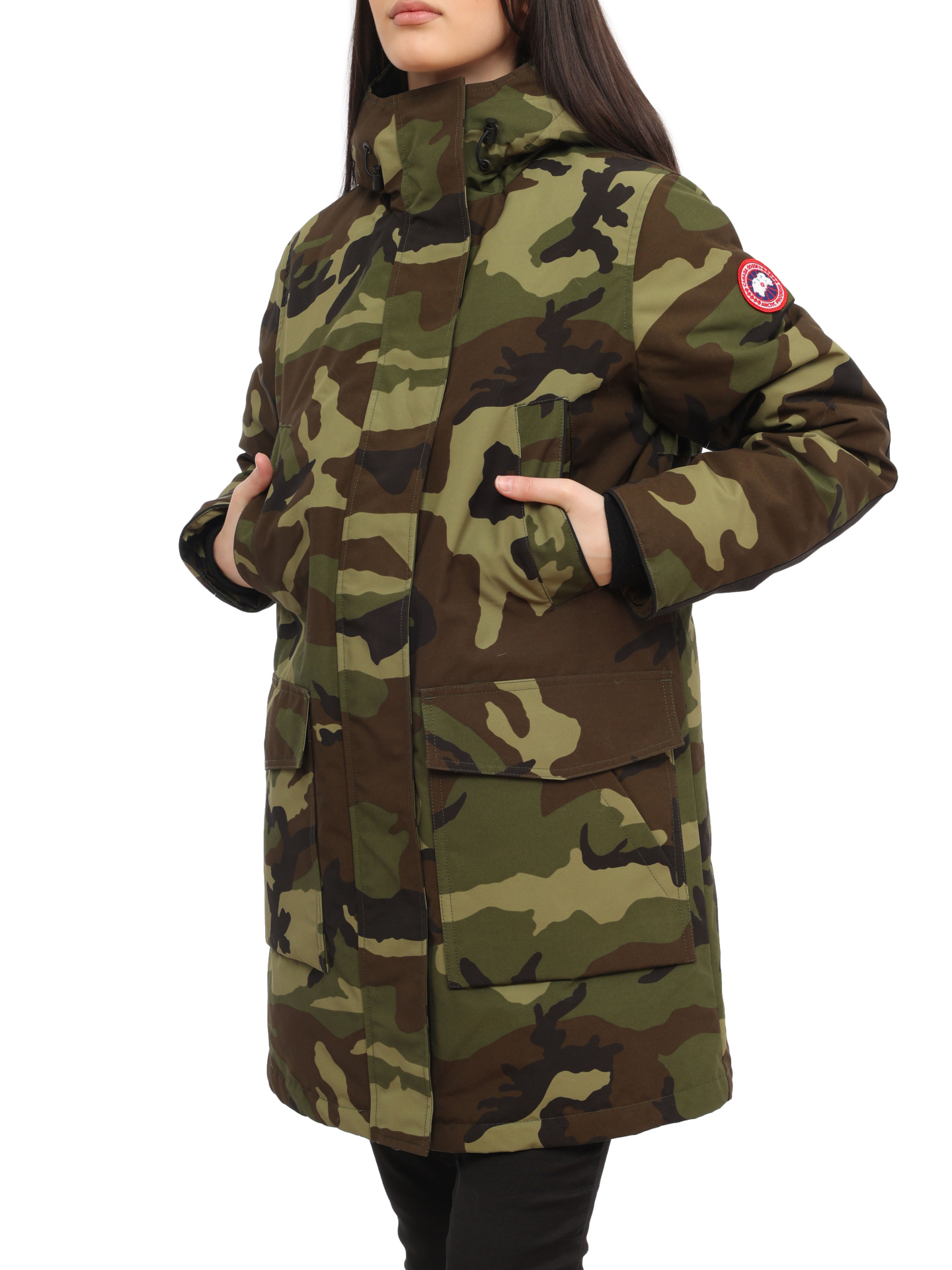 Парка Canada Goose 5807L женская с накладными карманами — купить в интернет-магазине Verdistore