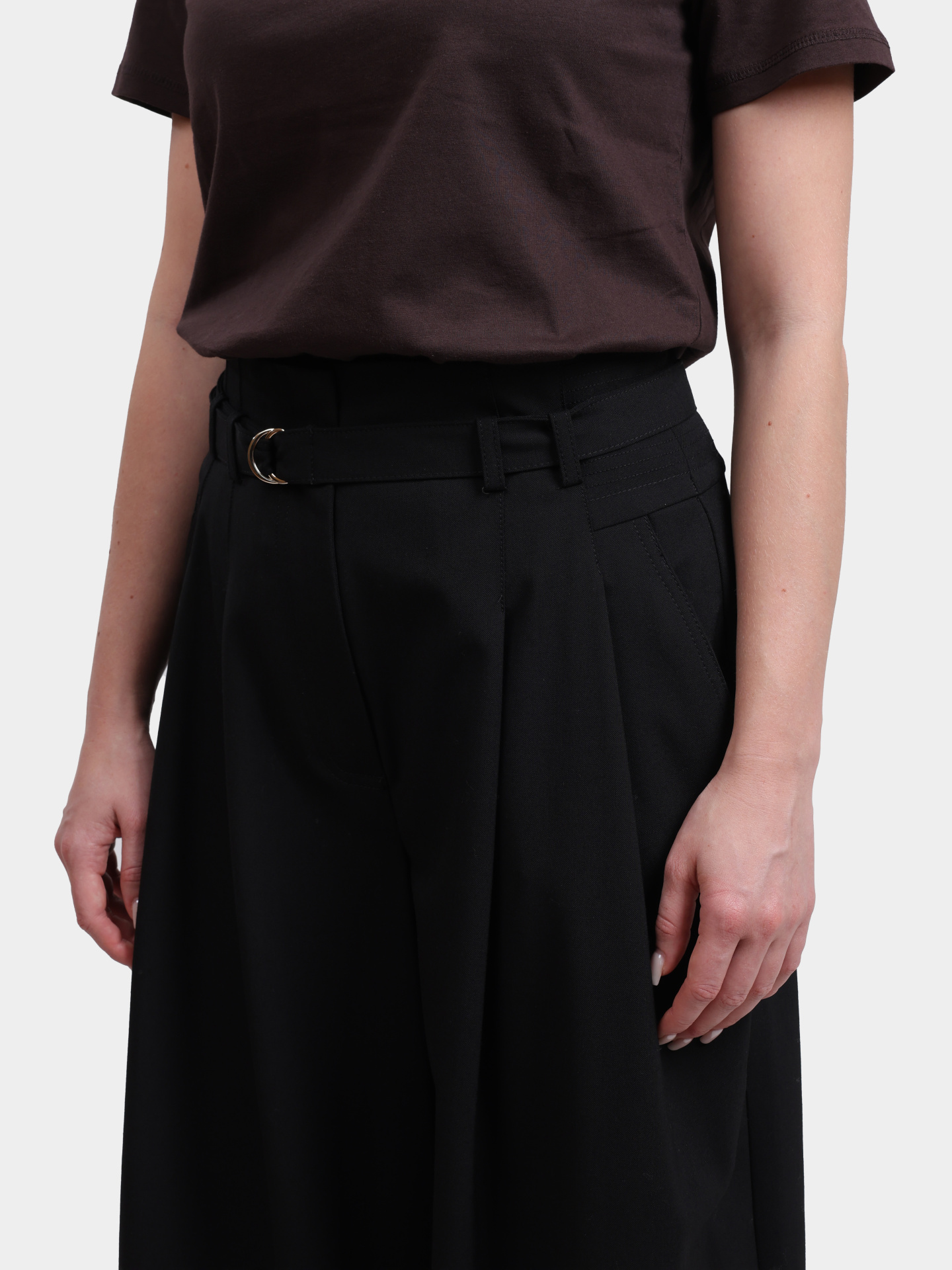 Брюки BONDENO 001 черные прямого кроя женские — купить в интернет-магазине Verdistore