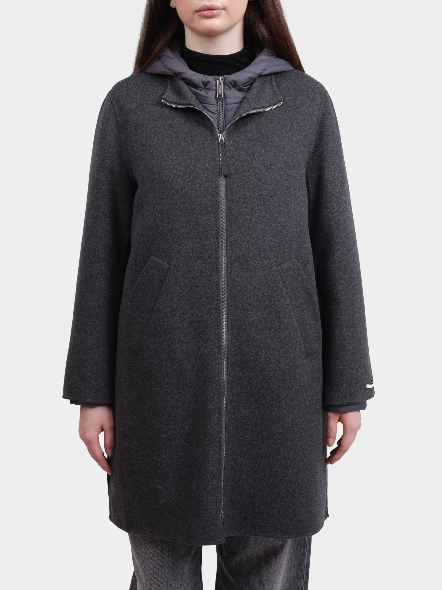 Пальто MARELLA MORIANA 004 серое женское — купить в интернет-магазине Verdistore