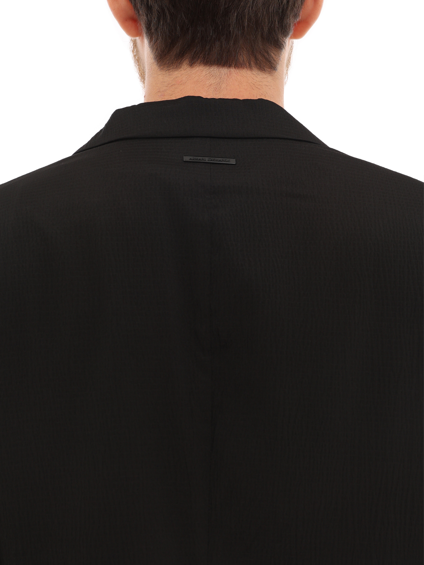 Пиджак Armani Exchange 3LZG45 ZNN5Z 1200 черный мужской из фактурной ткани — купить в интернет-магазине Verdistore