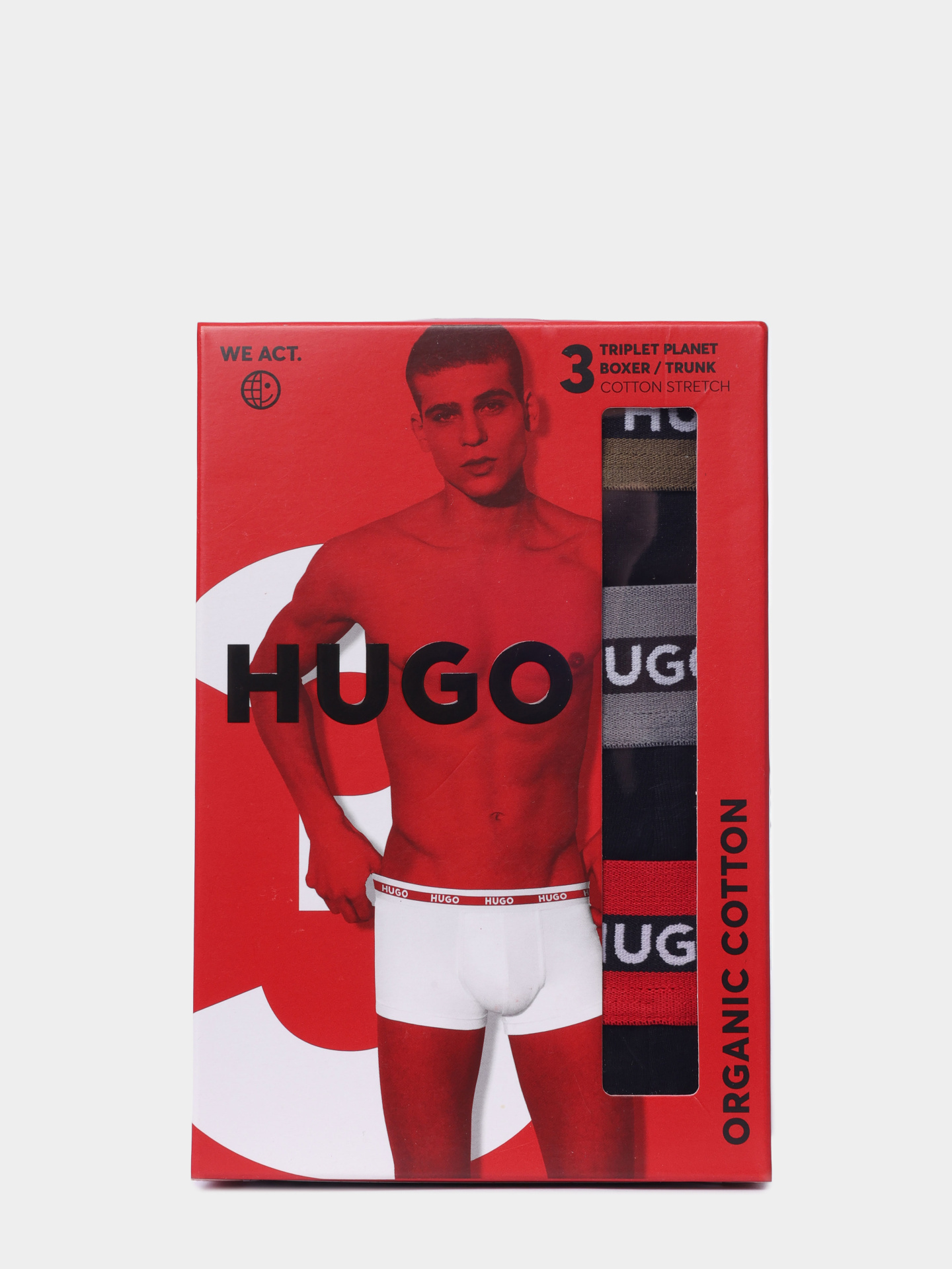 Трусы комплект Hugo 50492375 973 хлопковые мужские — купить в интернет-магазине Verdistore