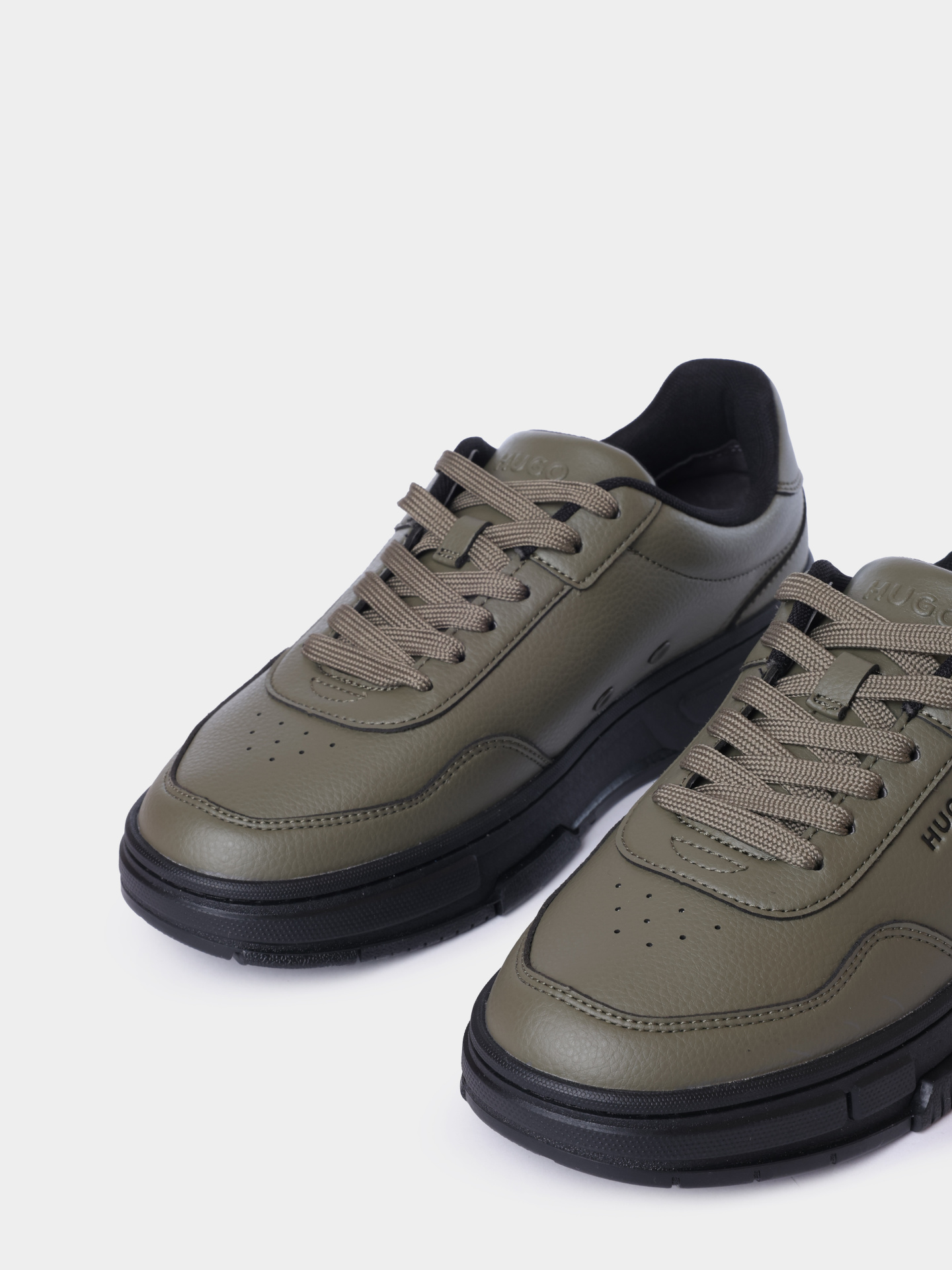 Кеды Hugo Yarrow_tenn_grpu 10274185 01 50548507 301 хаки мужские  — купить в интернет-магазине Verdistore