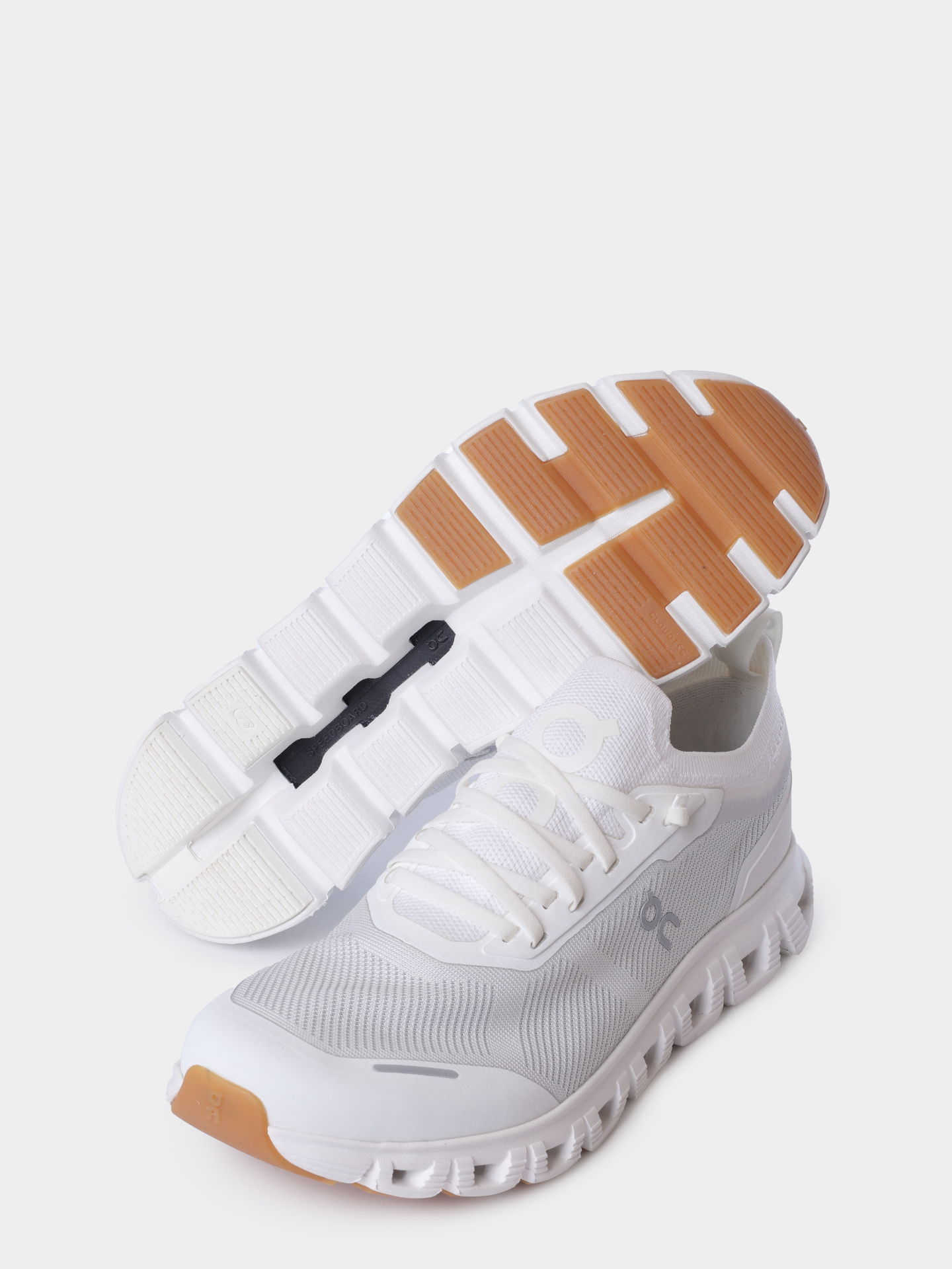 Кроссовки On Running 3MF10041200 ON Cloud 5 All White белые мужские с амортизирующей подошвой — купить в интернет-магазине Verdistore