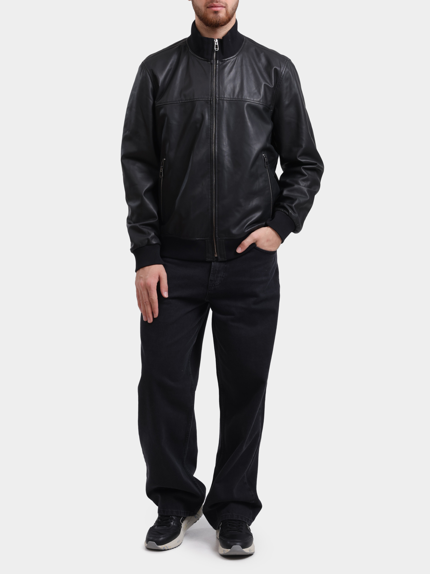 Куртка Joop! Byll 1500150 001 кожаная мужская — купить в интернет-магазине Verdistore