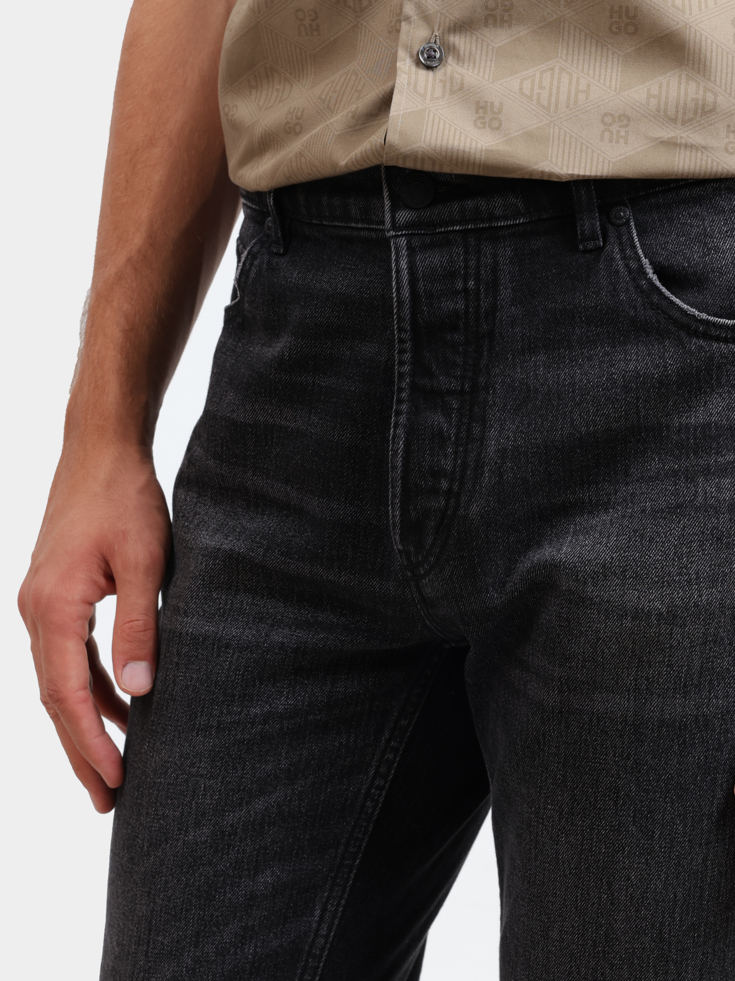 Джинсы Hugo 10260813 04 50530632 010 темно-серые мужские — купить в интернет-магазине Verdistore