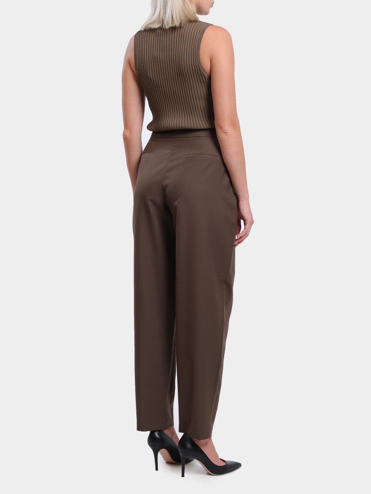 Брюки Armani Exchange XW000222 AF10855 U6199 коричневые женские — купить в интернет-магазине Verdistore