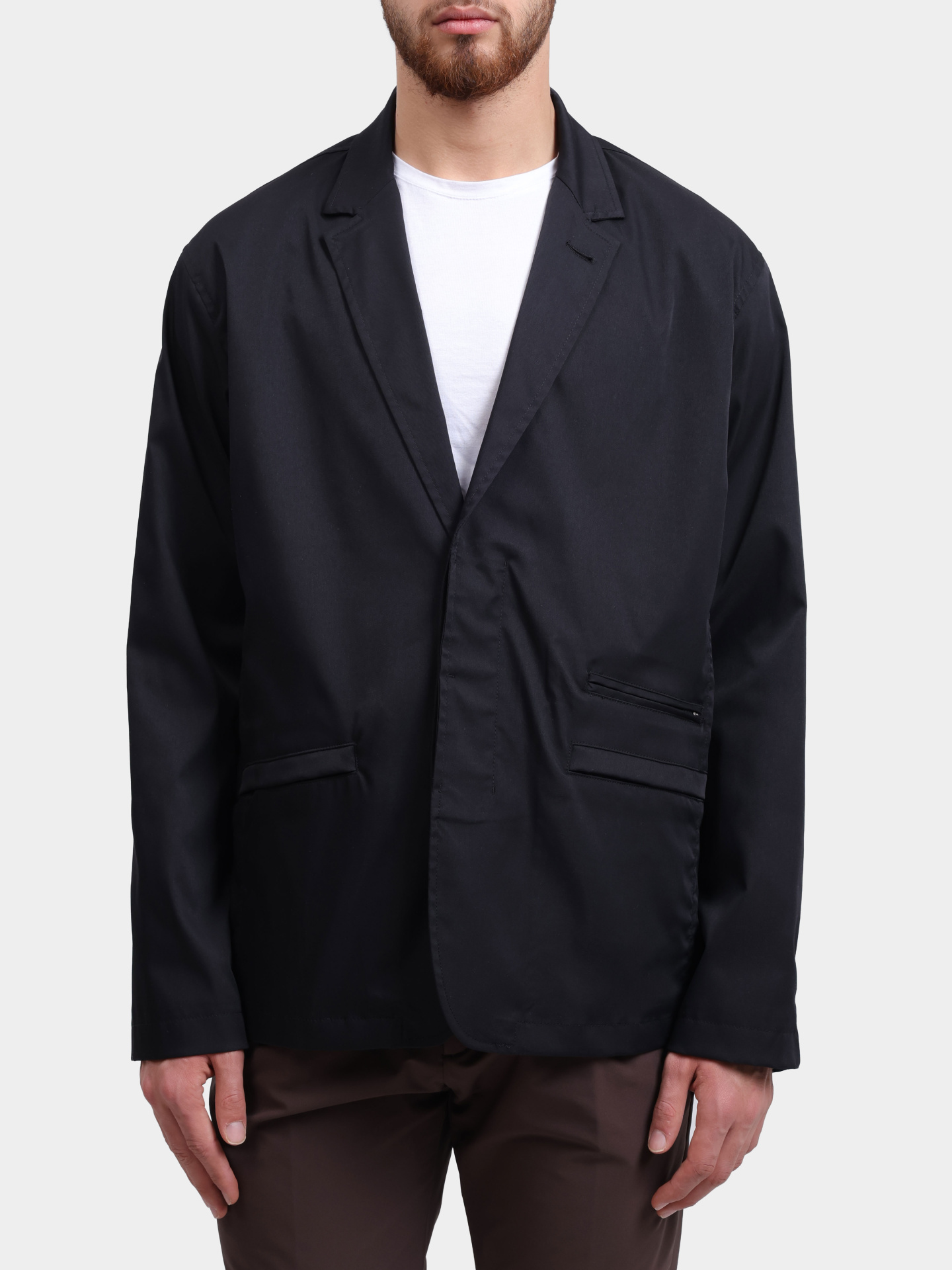 Куртка-пиджак Herno GA00026UL 12830 9300 черная мужская — купить в интернет-магазине Verdistore