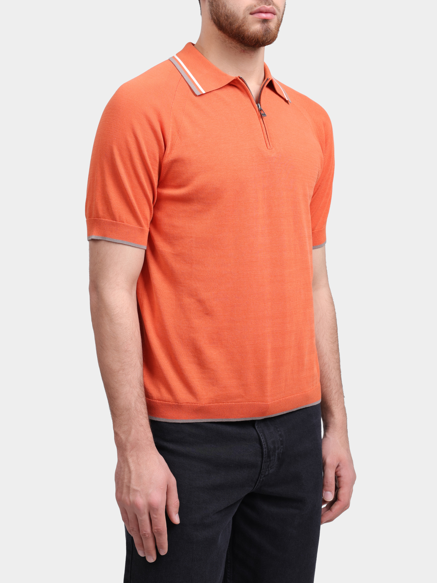 Поло Armani Exchange XM001977 AF20139 U3040 оранжевое мужское — купить в интернет-магазине Verdistore