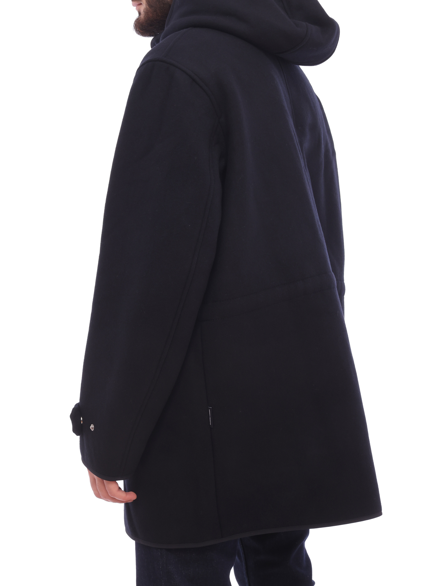 Пальто Armani Exchange 6KZKL1 ZNMWZ 05DY темно-синее мужское на кулиске — купить в интернет-магазине Verdistore