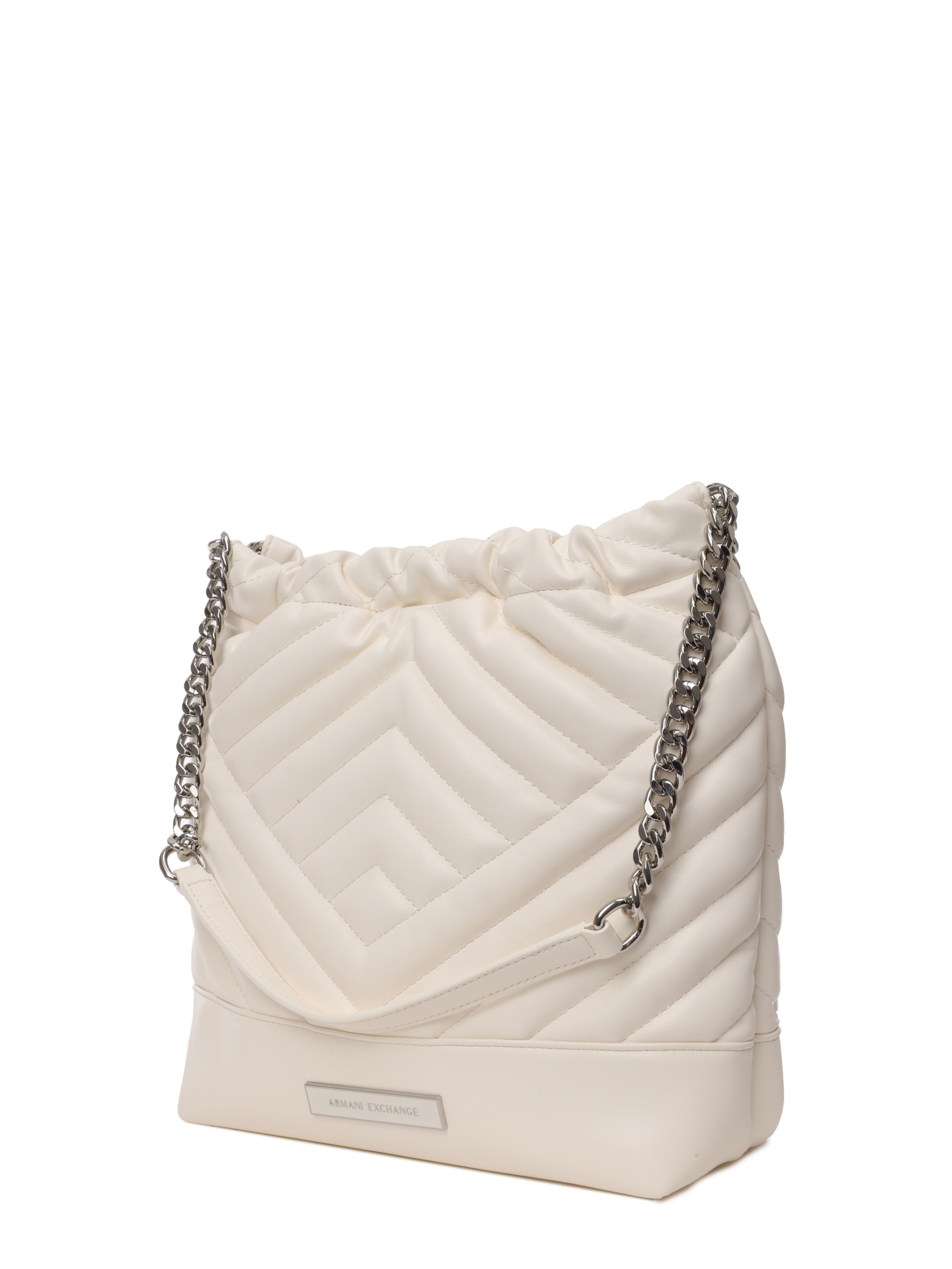 Сумка Armani Exchange 949123 4R742 14212 белая женская стеганая — купить в интернет-магазине Verdistore