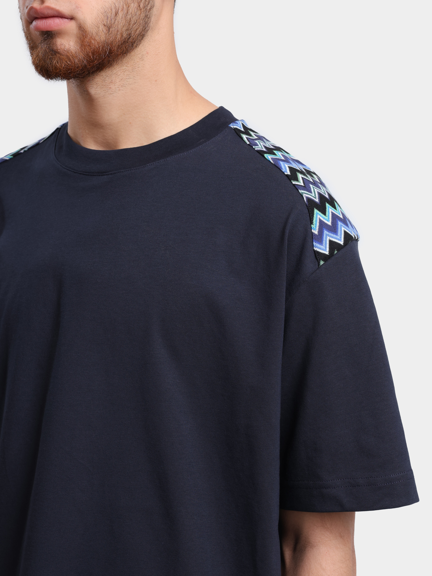 Футболка MISSONI US25SL0B BJ00M6 S72JV хлопковая мужская — купить в интернет-магазине Verdistore