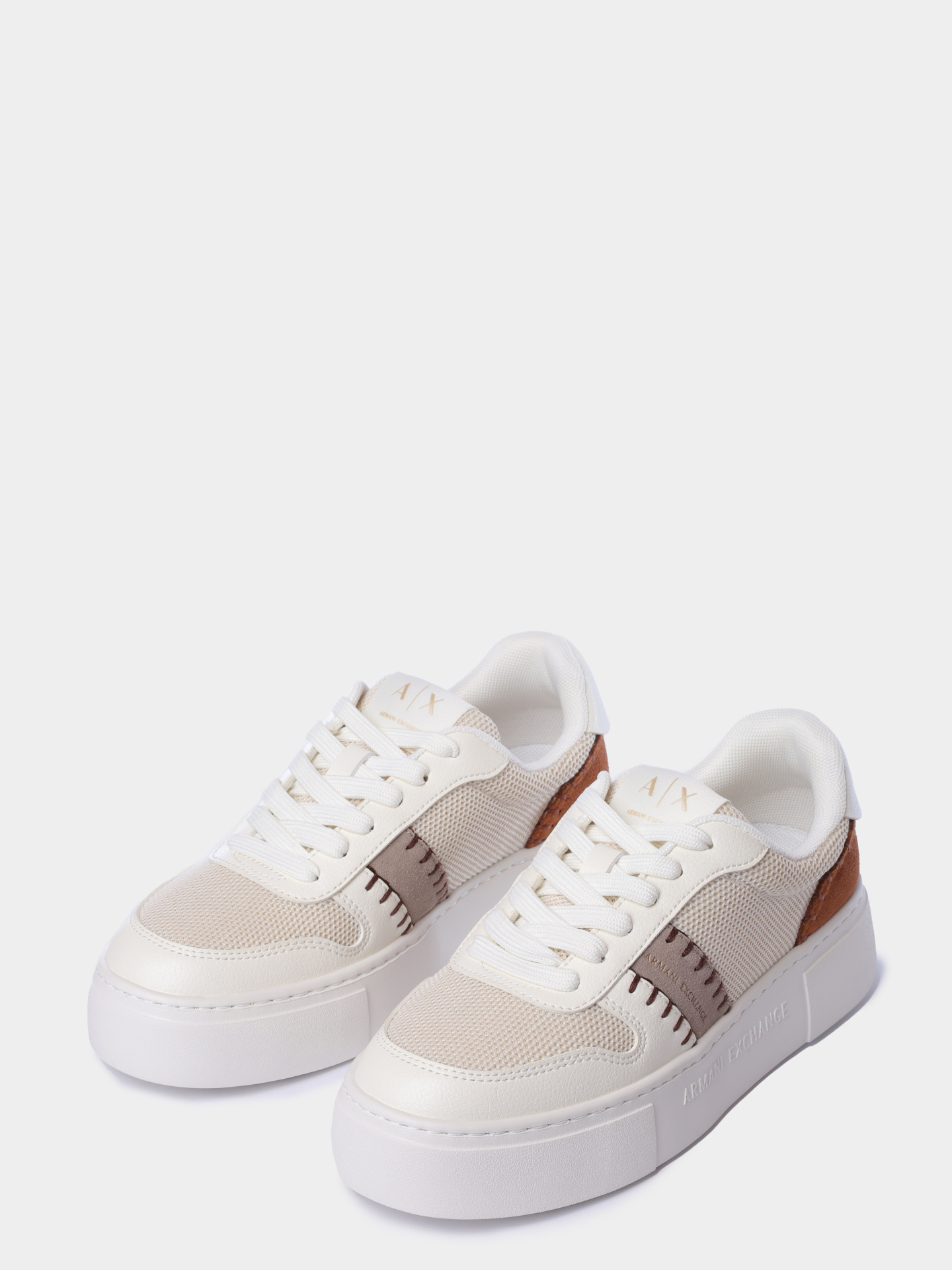 Кеды Armani Exchange XW002789 AF22827 MZ776 комбинированные женские — купить в интернет-магазине Verdistore