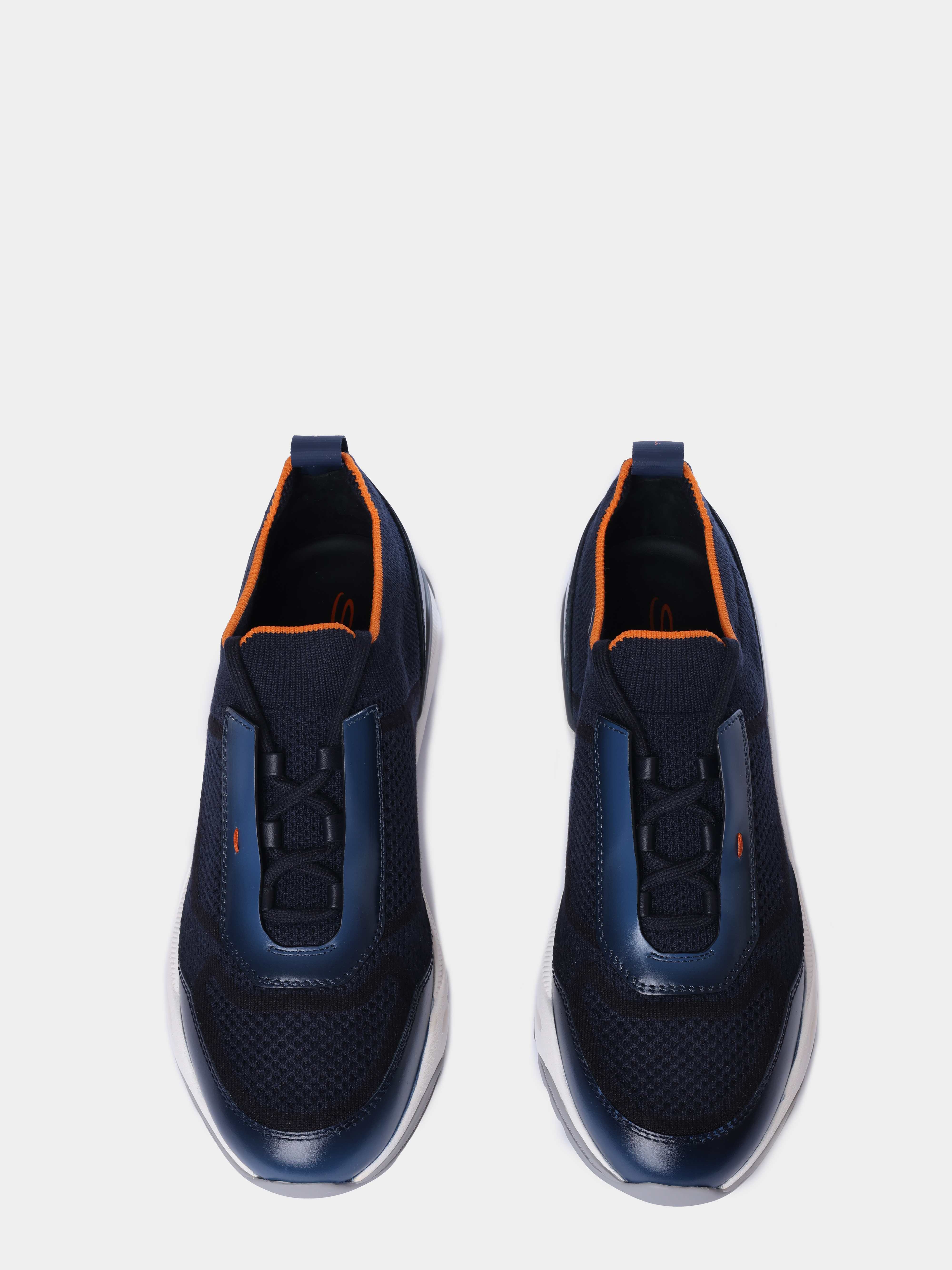 Кроссовки Santoni MBIG22135BGRNOTZU61 комбинированные мужские — купить в интернет-магазине Verdistore