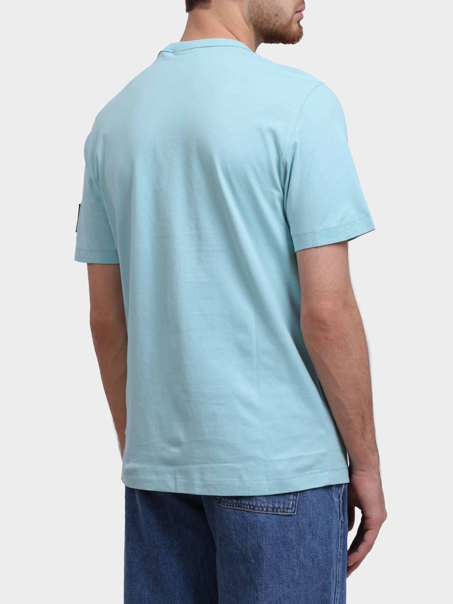 Футболка Calvin Klein Jeans J30J323484 MR5 хлопковая мужская — купить в интернет-магазине Verdistore