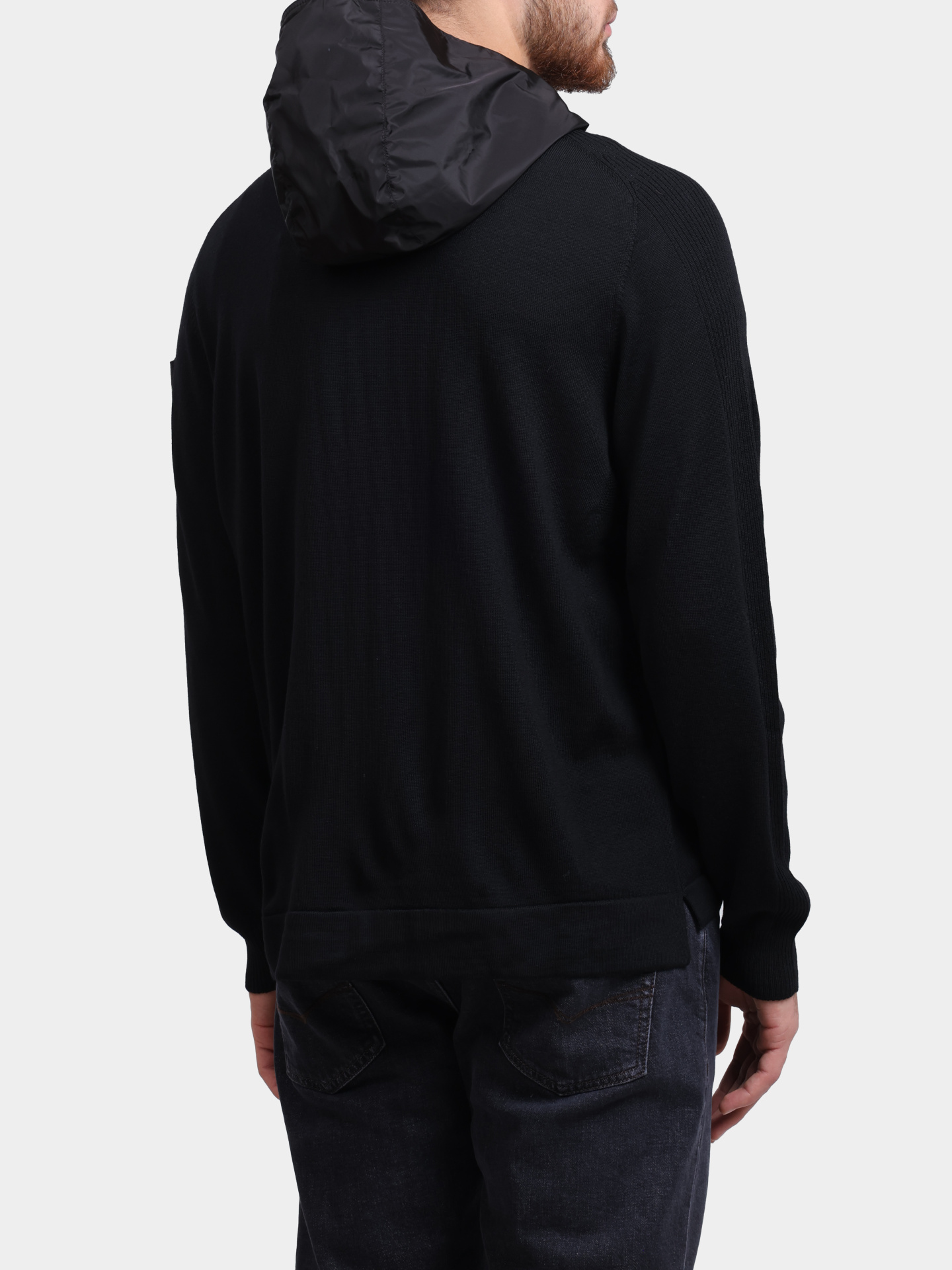 Кардиган Premiata PMG 28 черный мужской с нашивкой — купить в интернет-магазине Verdistore