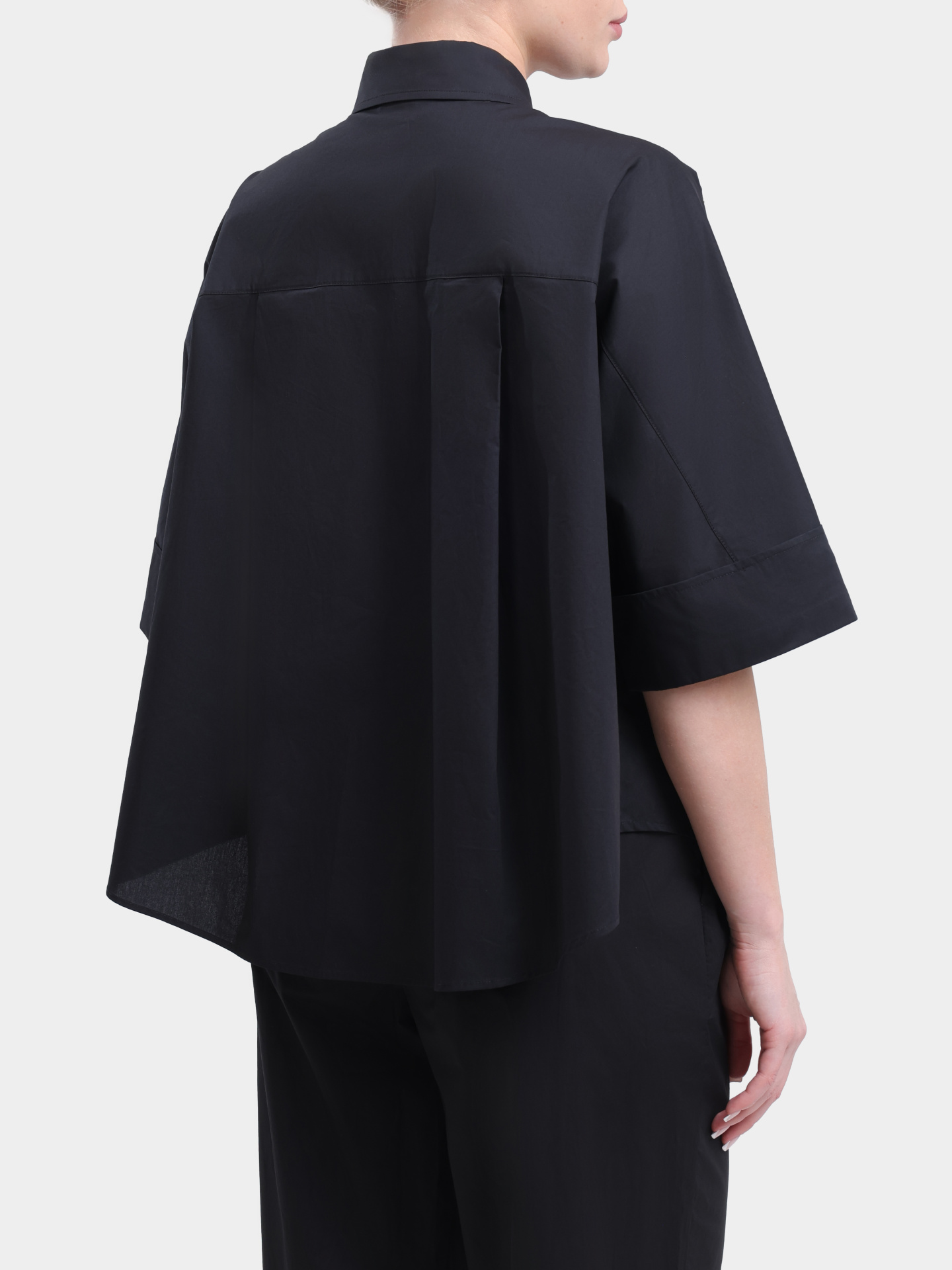 Блузка Liu-Jo BLACK LABEL CA6345 TS246 22222 черная женская укороченная  — купить в интернет-магазине Verdistore