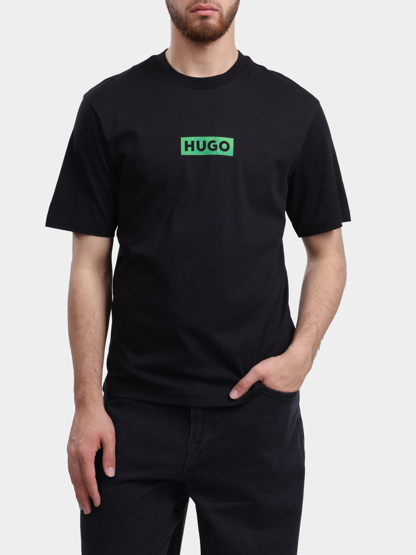 Футболка Hugo 50560048 001 хлопковая мужская — купить в интернет-магазине Verdistore