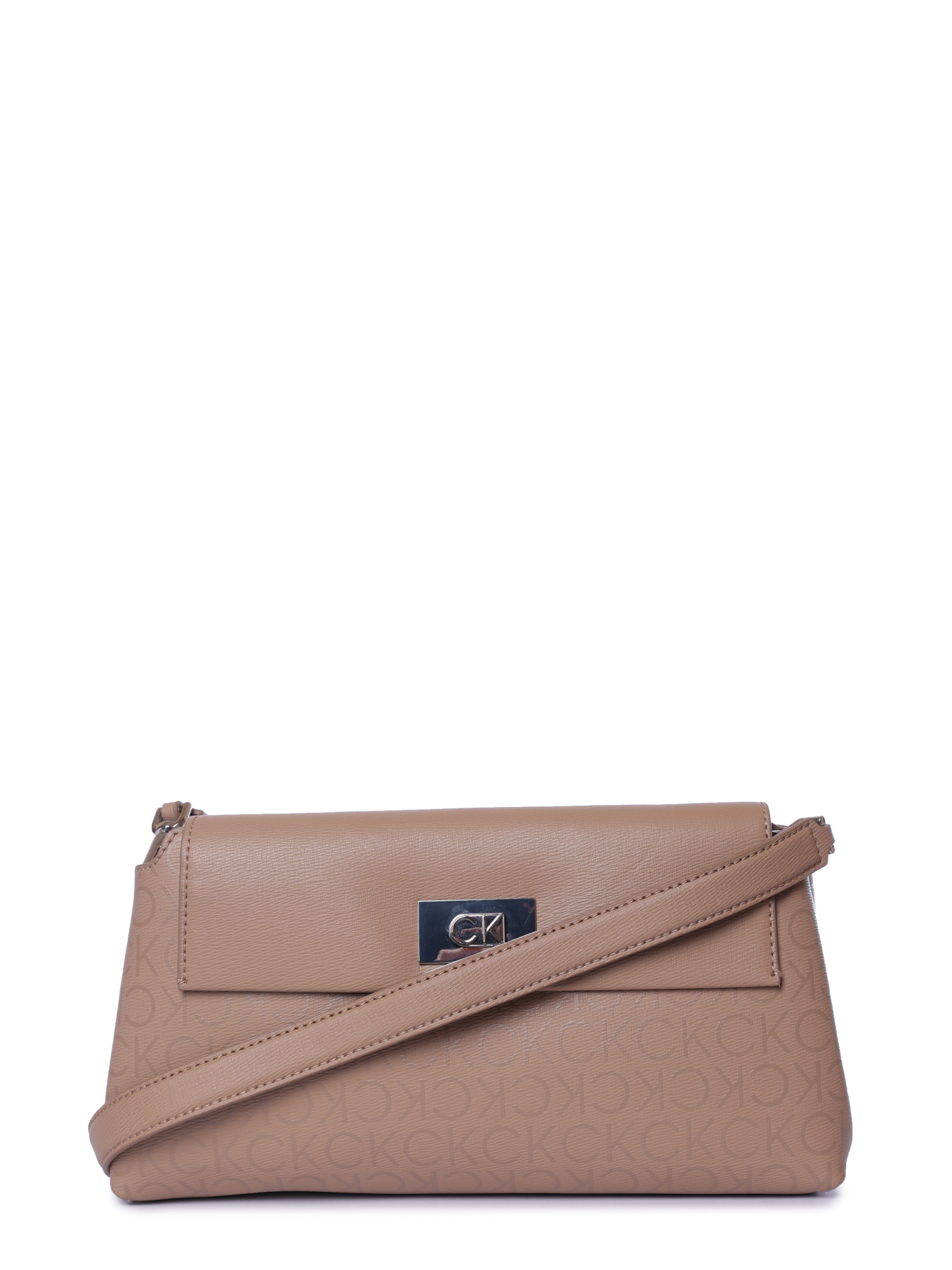 Сумка Calvin Klein K60K612143 0HF бежевая женская — купить в интернет-магазине Verdistore