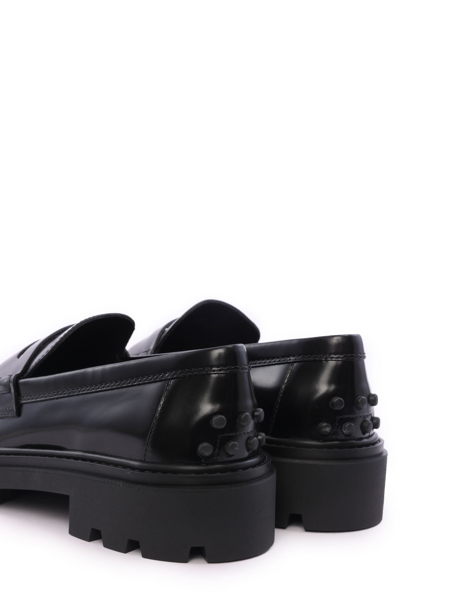 Лоферы XXW08J0GF60SHA B999 черные из натуральной кожи — купить в интернет-магазине Verdistore