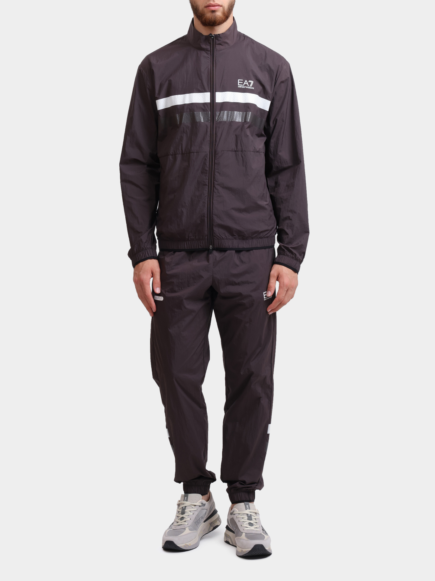 Костюм спортивный EA7 7M000076 AF12453 U6278 коричневый мужской  — купить в интернет-магазине Verdistore