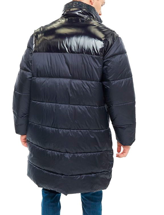 Пуховик Armani Exchange 6GZL13 1510 удлиненный мужской с воротом-стойкой — купить в интернет-магазине Verdistore