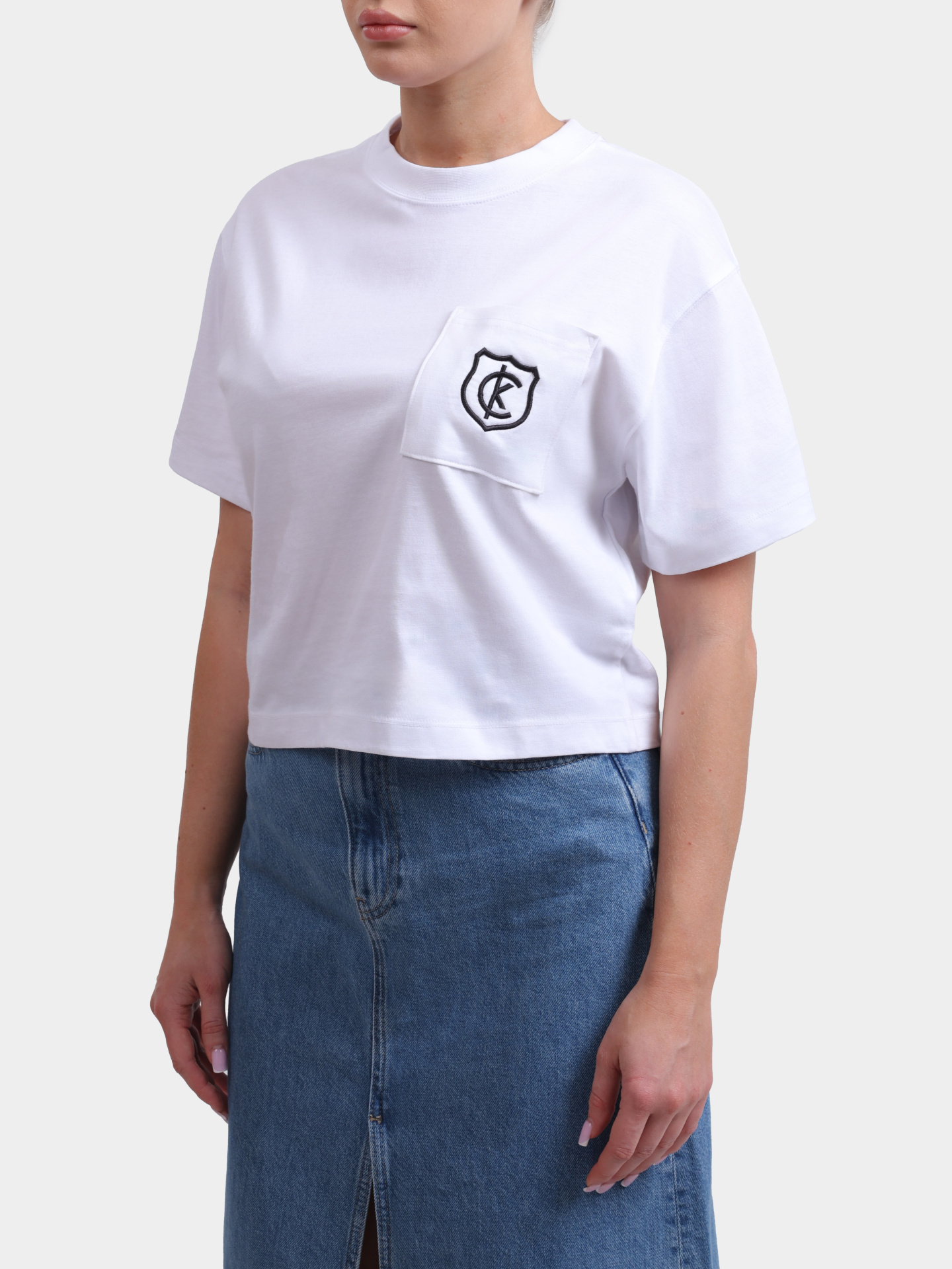 Футболка Calvin Klein Jeans LV047B847G YAA хлопковая женская — купить в интернет-магазине Verdistore