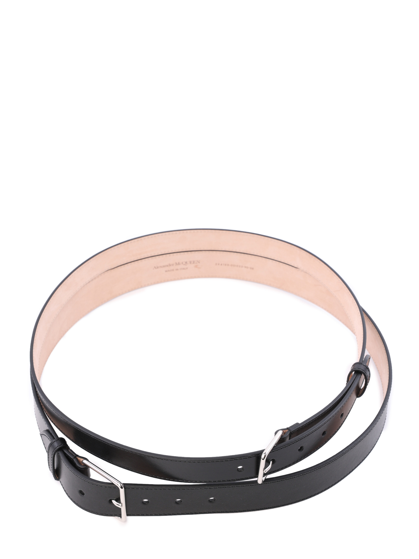 Ремень Alexander McQueen 594188-1BR0I-1000 черный женский — купить в интернет-магазине Verdistore