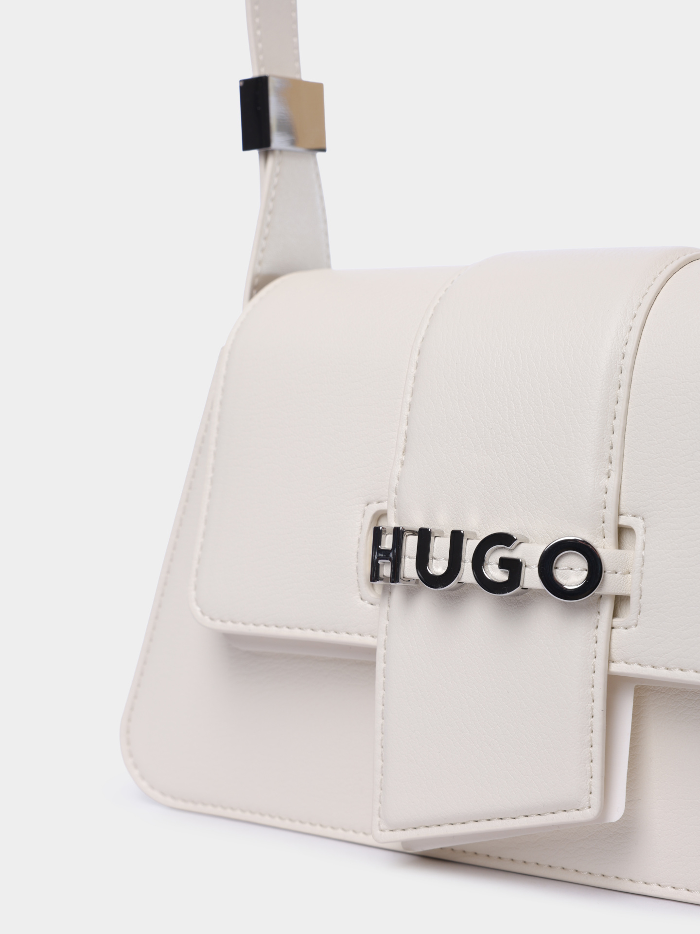 Сумка Hugo 50541806 110 белая женская с логотипом — купить в интернет-магазине Verdistore