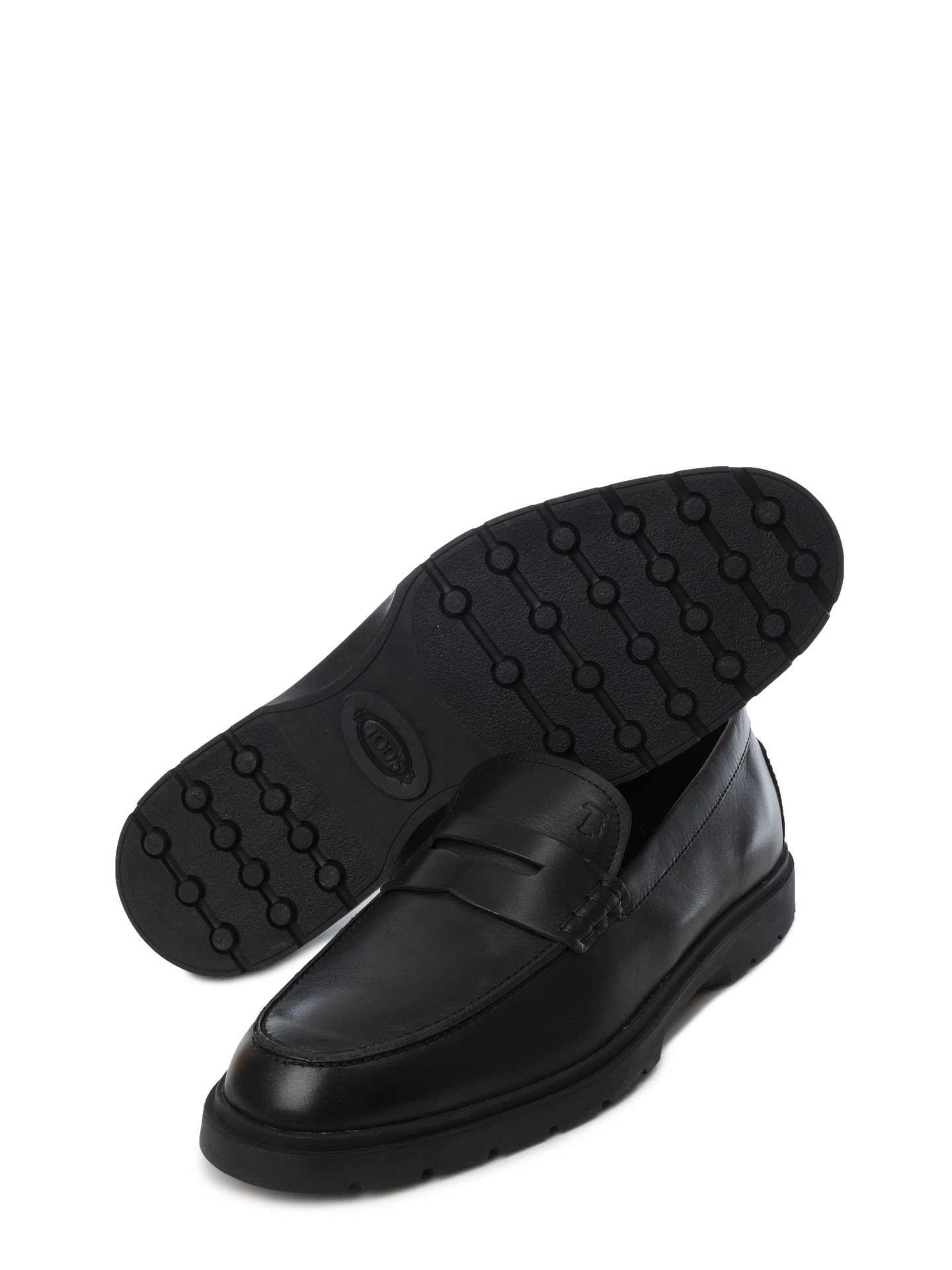 Лоферы из гладкой черной кожи  — купить в интернет-магазине Verdistore