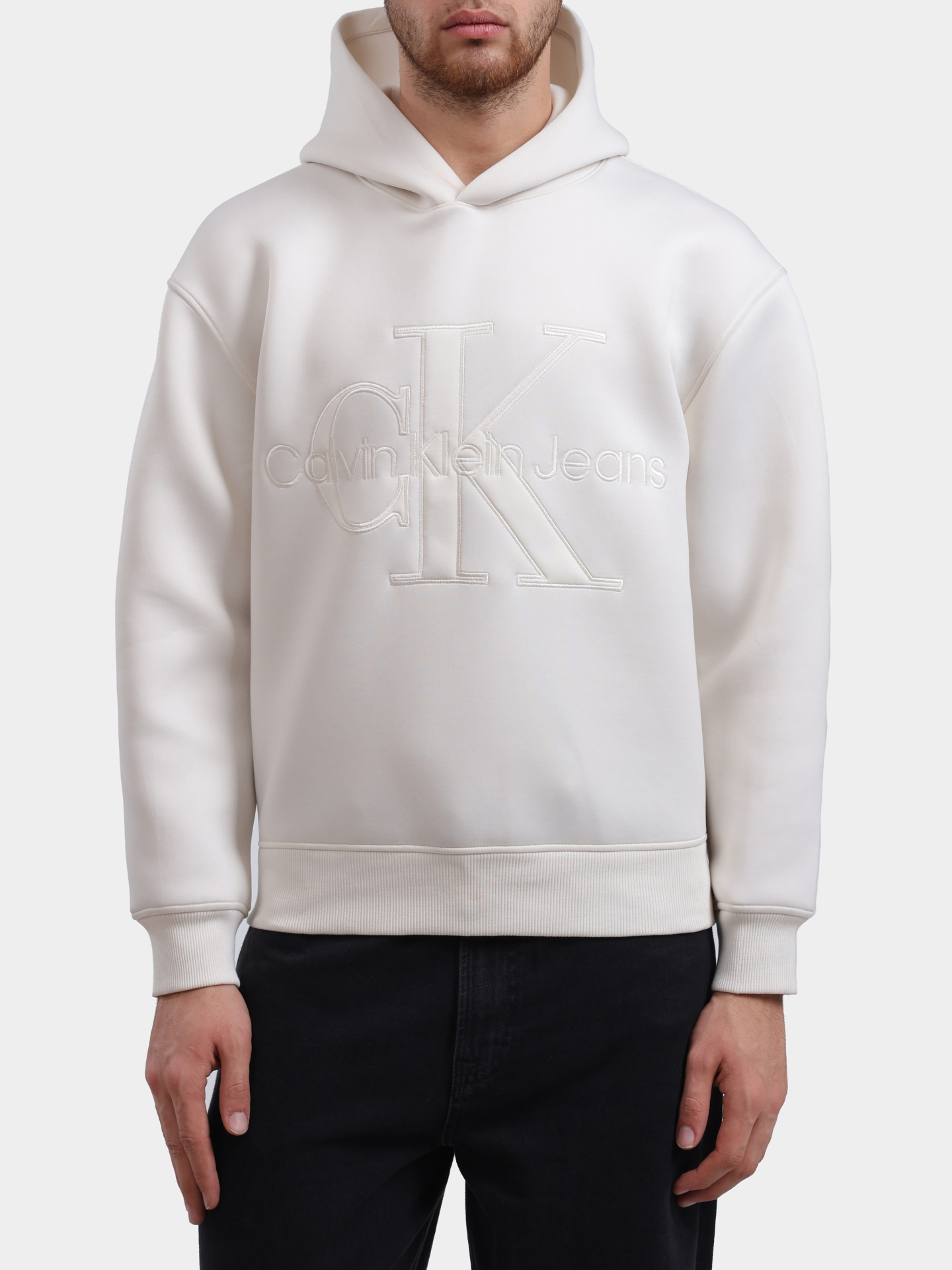 Худи Calvin Klein Jeans J30J326056 с логотипом мужское — купить в интернет-магазине Verdistore