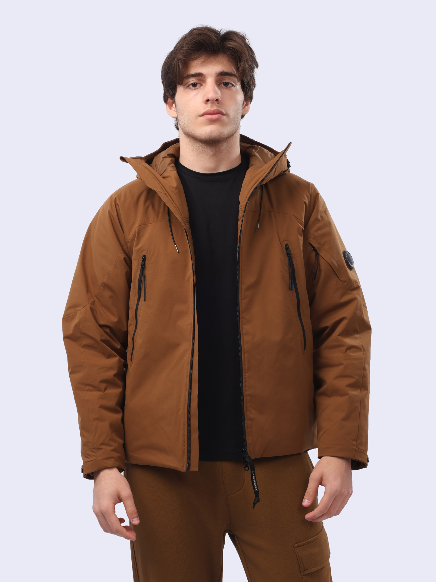 Пуховик C.P. Company 17CMOW014A-004117A 351 горчичный мужской — купить в интернет-магазине Verdistore