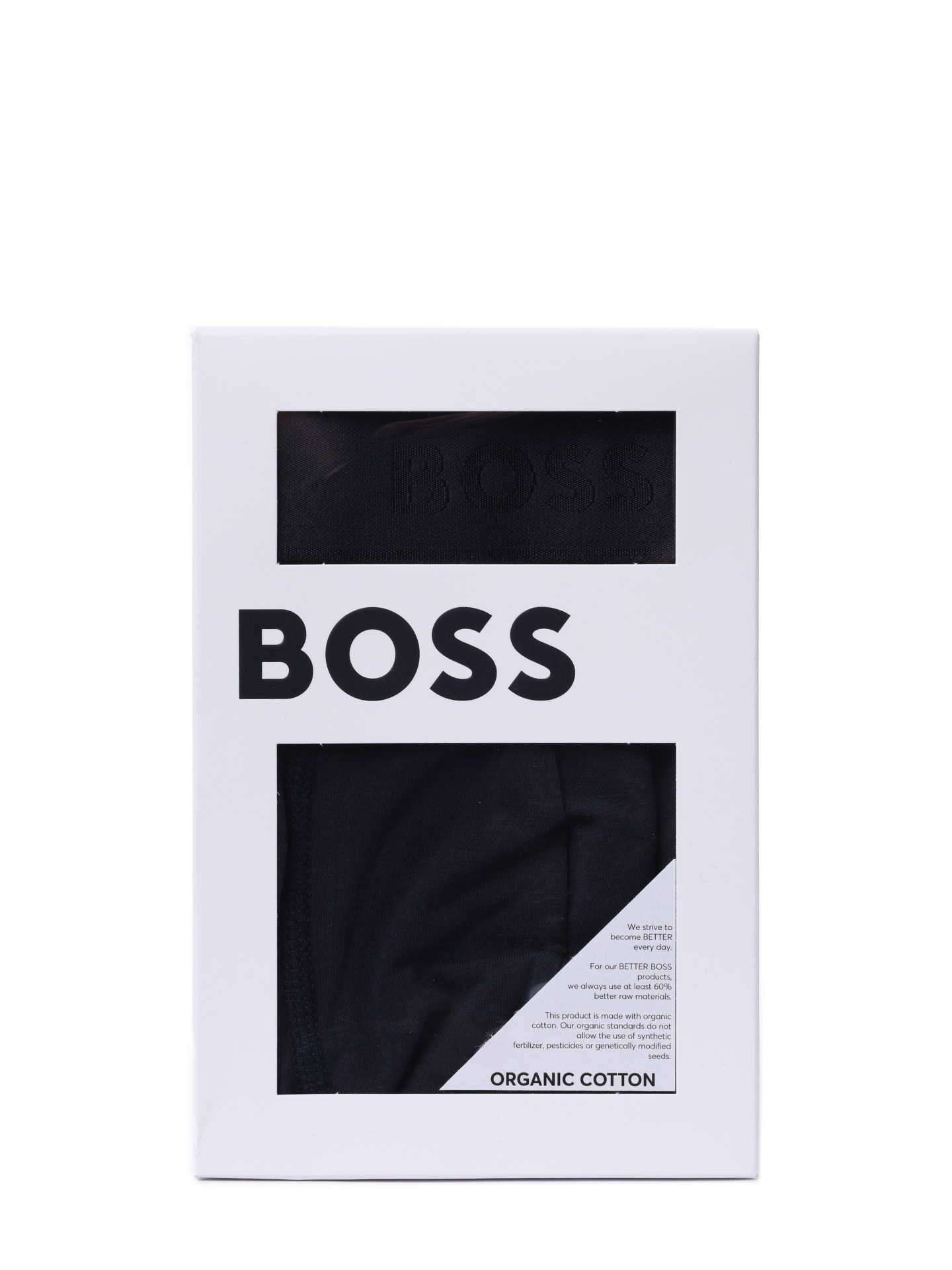 Трусы Boss 50517716 404 темно-синие мужские с логотипом — купить в интернет-магазине Verdistore