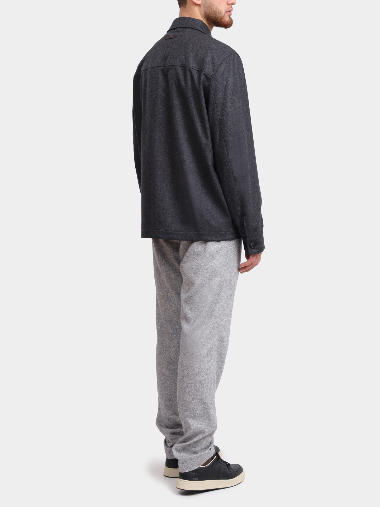 Куртка-рубашка Peserico R52738 2187 973 темно-серая мужская — купить в интернет-магазине Verdistore